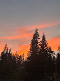 Sunset near the rooms