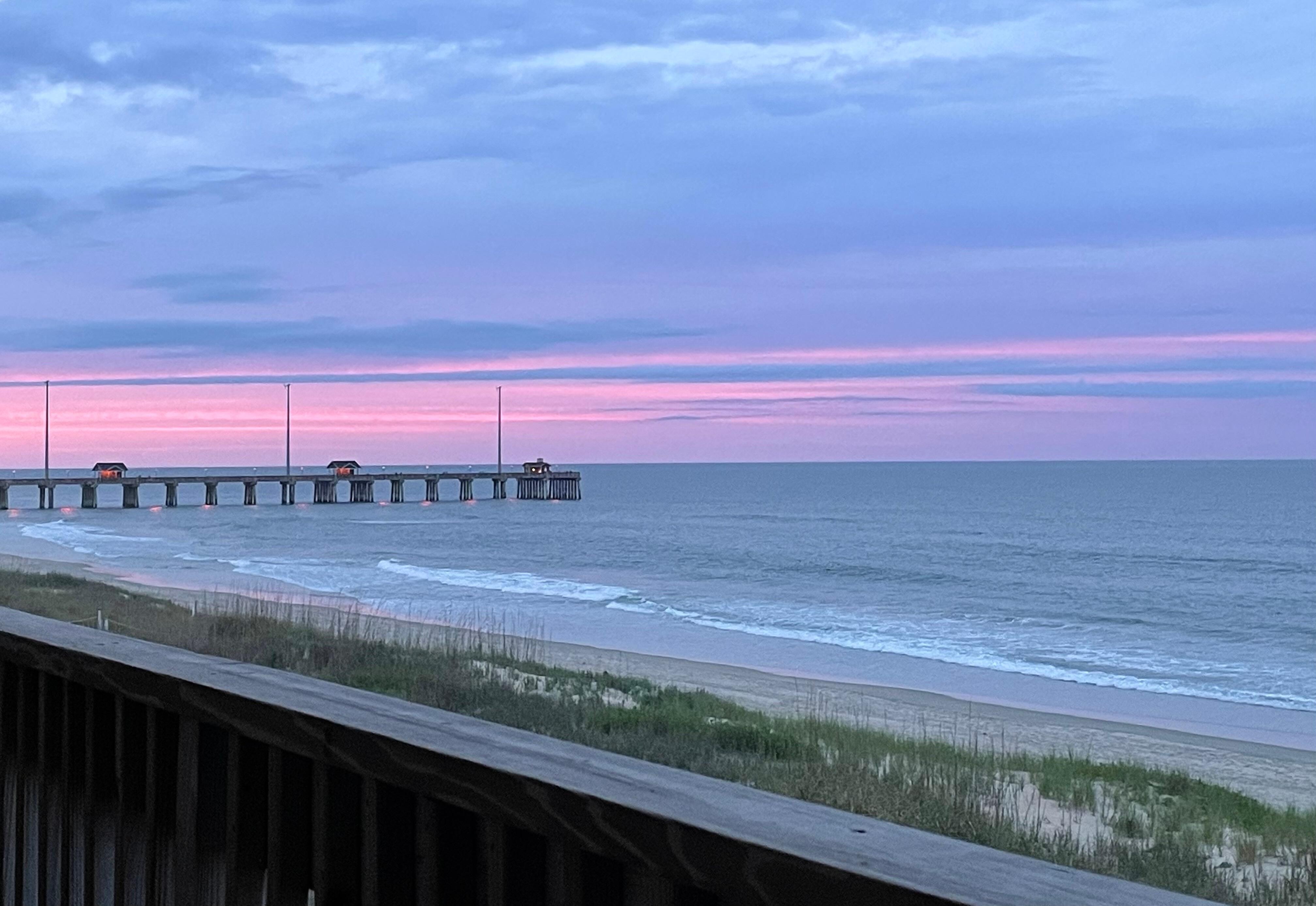 Evening view from balcony 