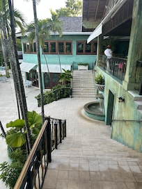 Lobby area stairs