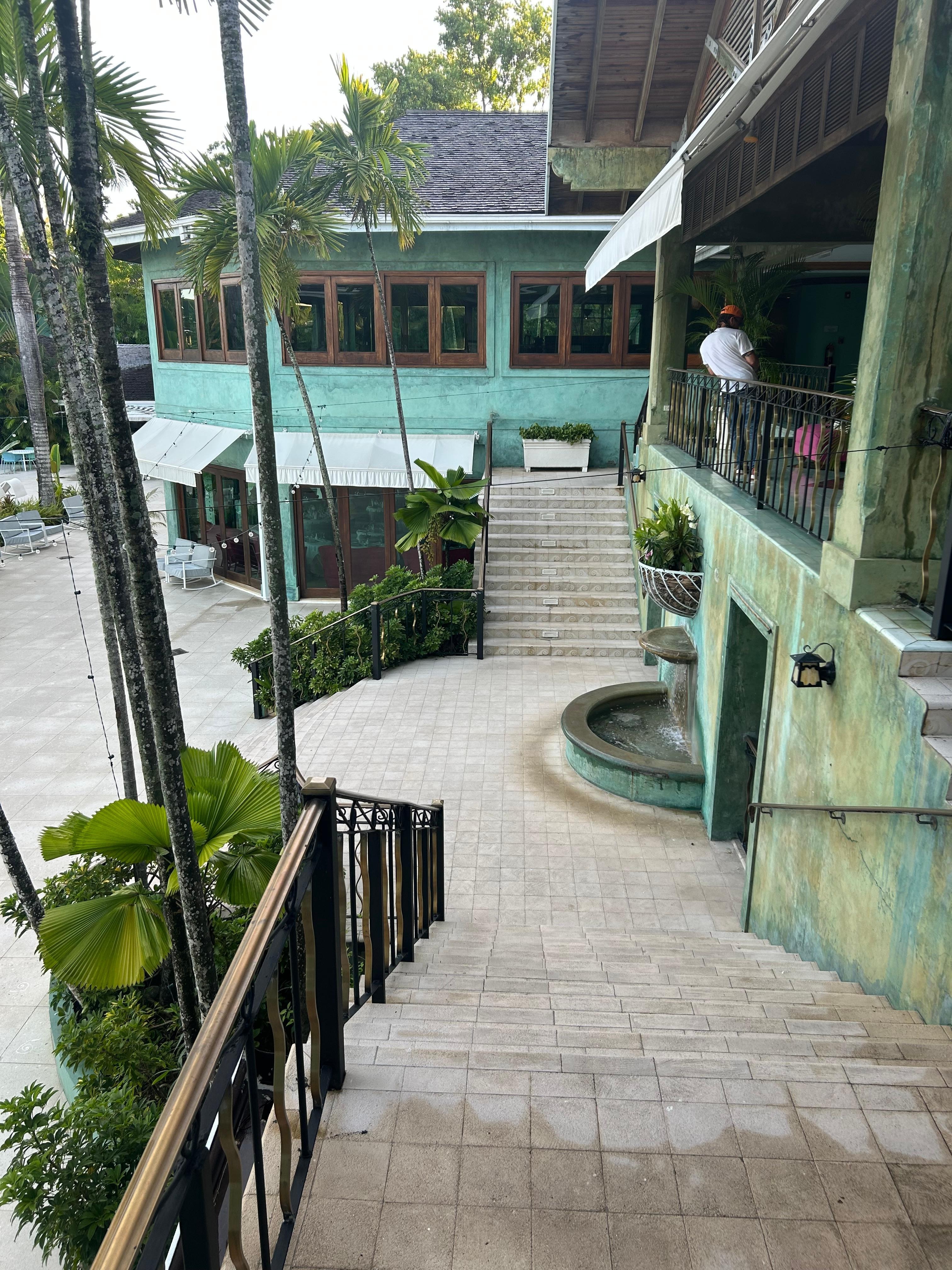 Lobby area stairs