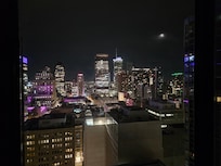 The view from our room on the 29th floor.