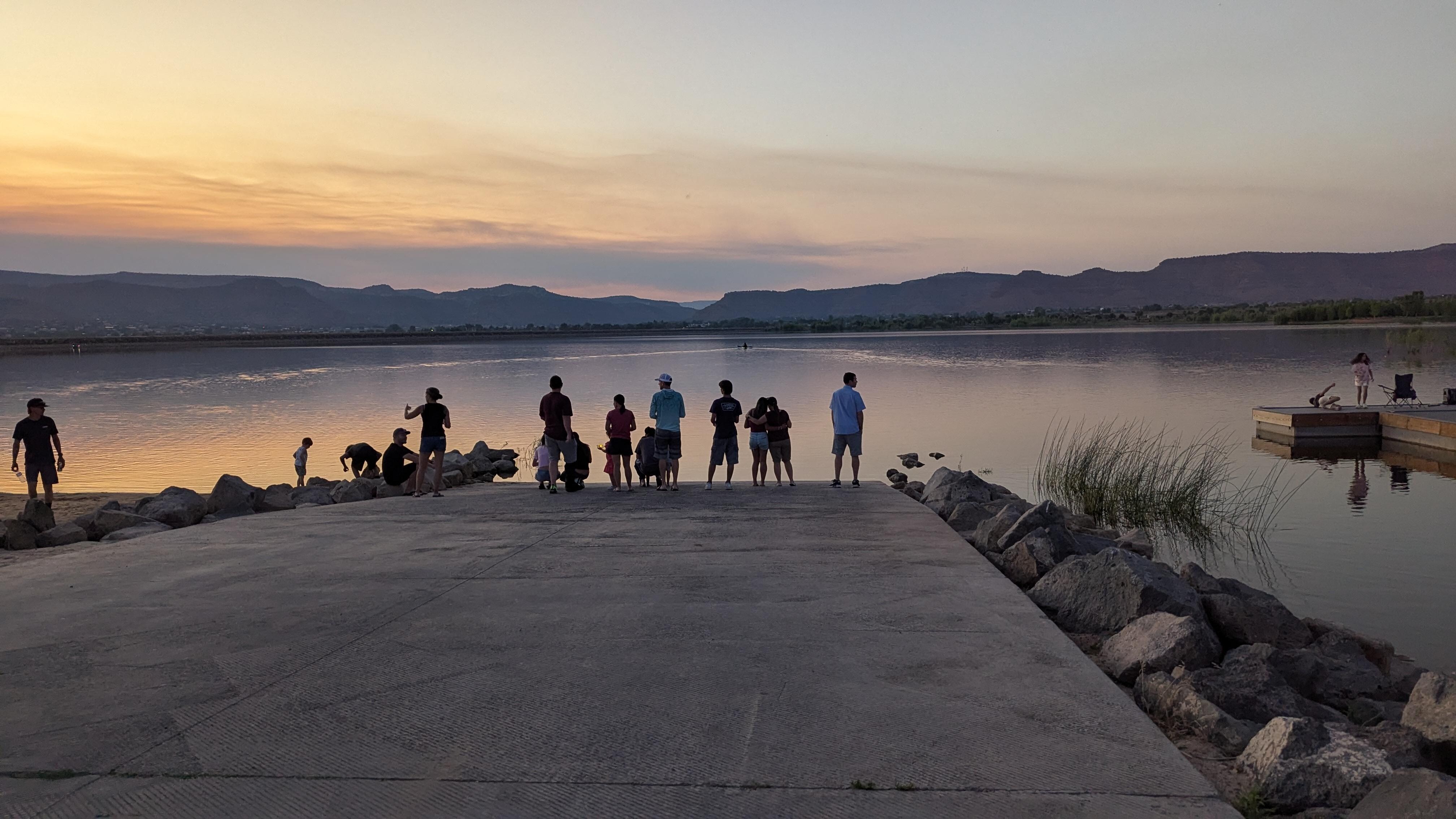 Jackson Flat Reservoir was beautiful