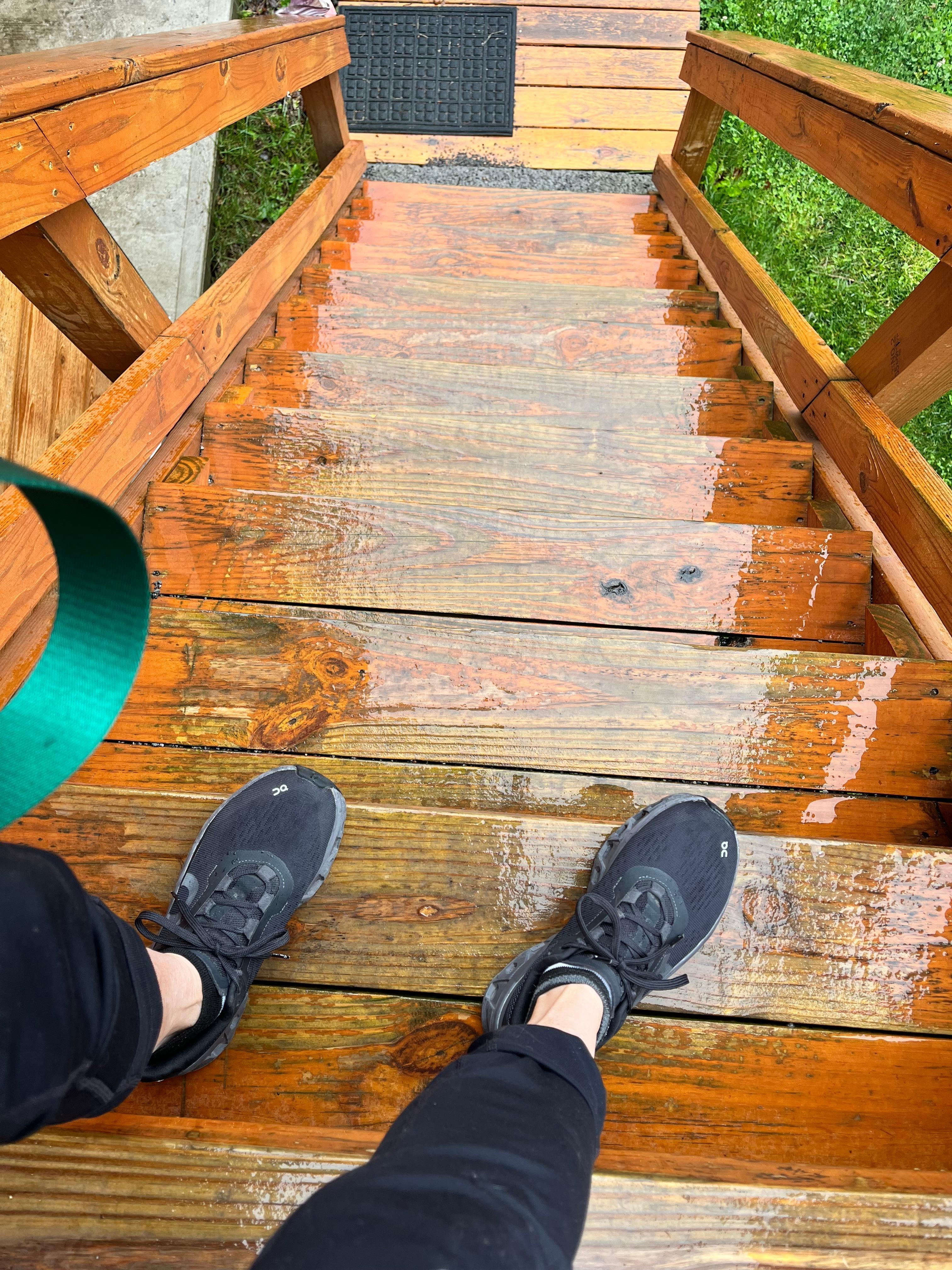 Steps to the place