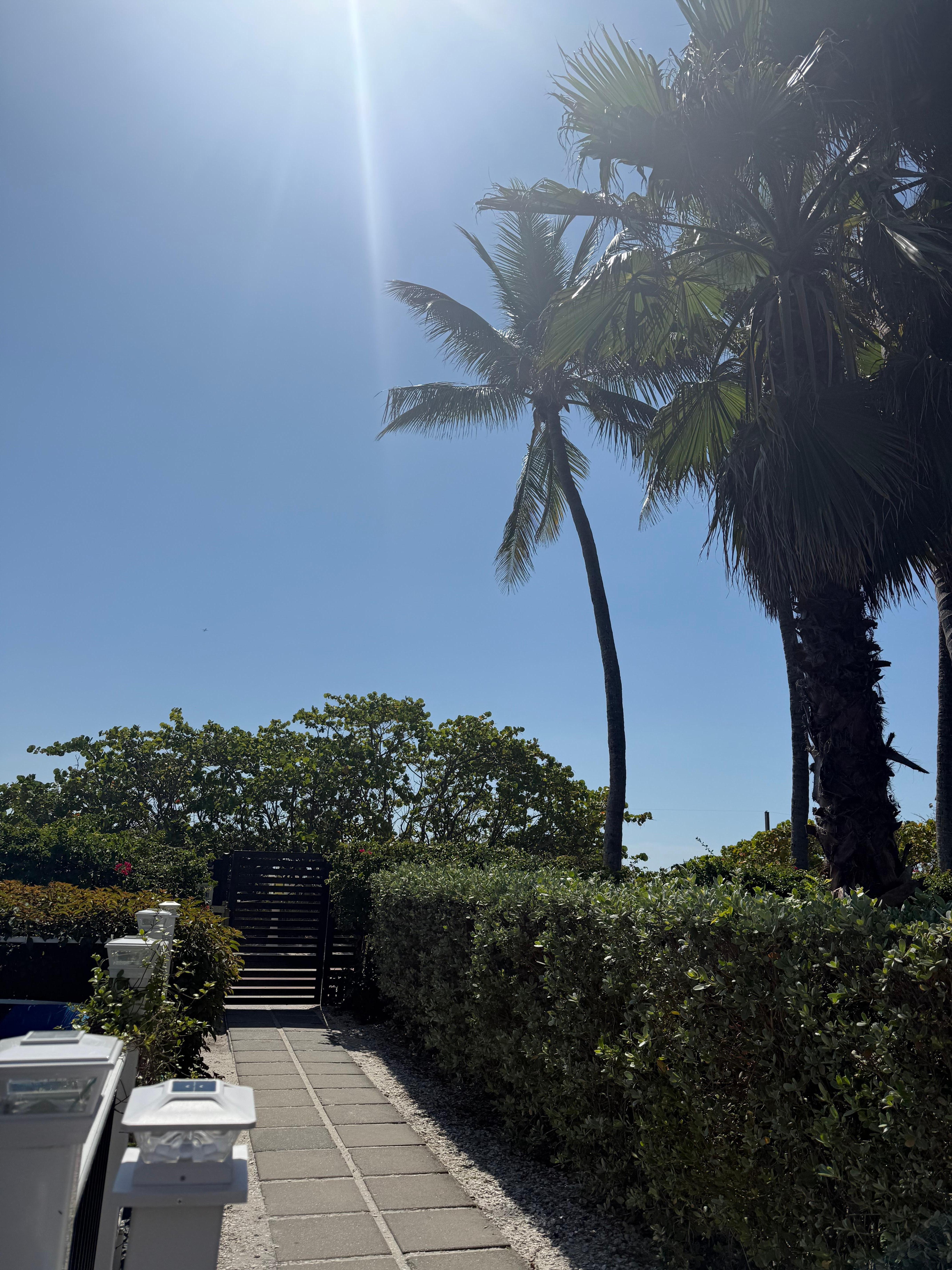 Walkway to beach access
