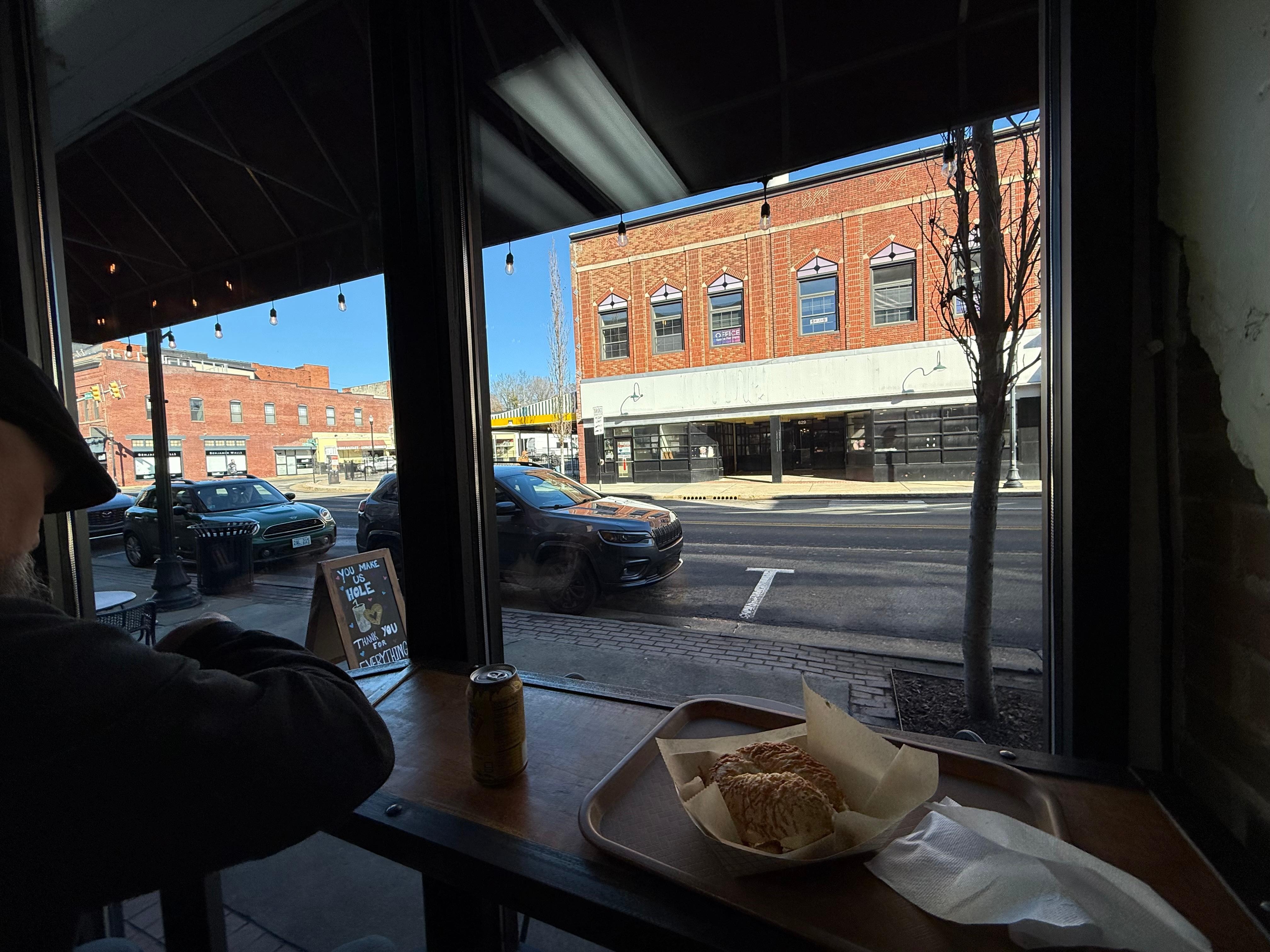 Bristol bagel located across the street. It was highly recommended and did not disappoint. 