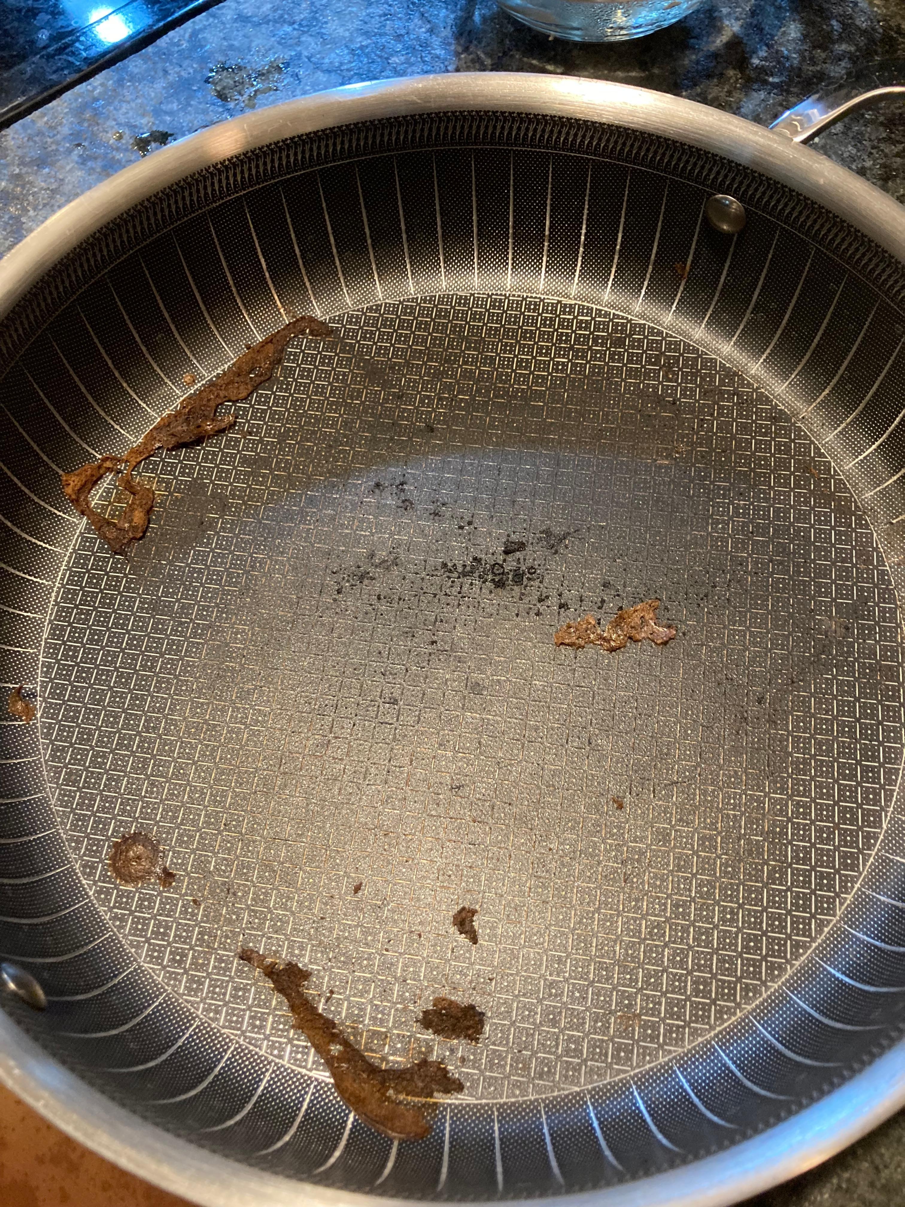 Pan in the bottom oven drawer