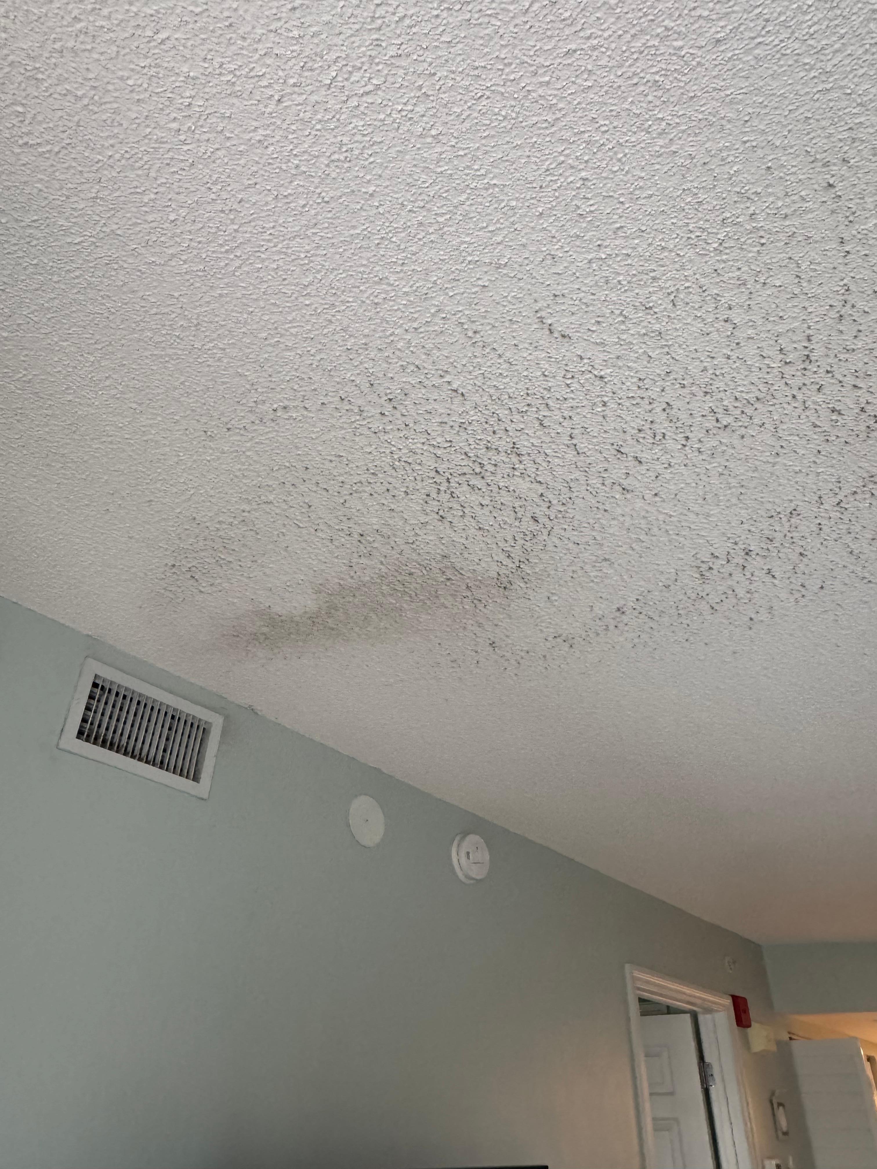 Black dirt coming out of vents 