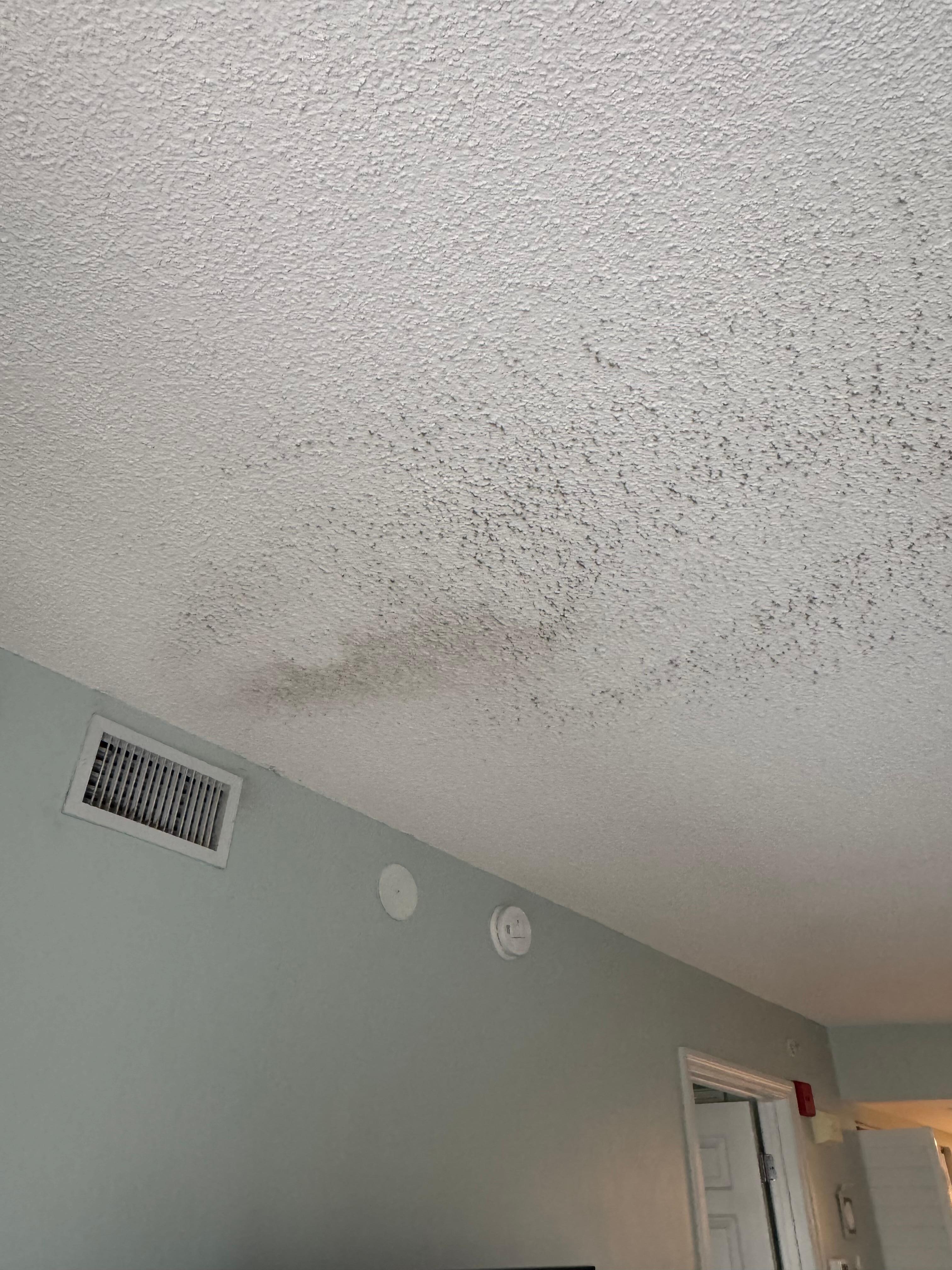 Black dirt coming out of vents 
