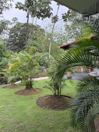 Private area extending from our large patio