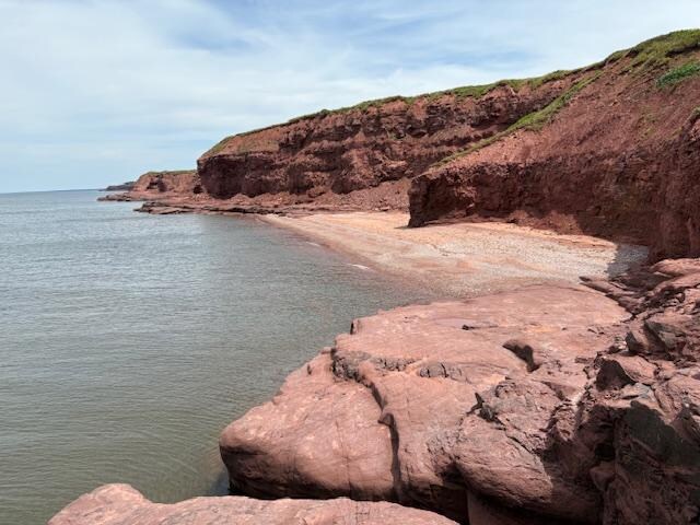 The beach