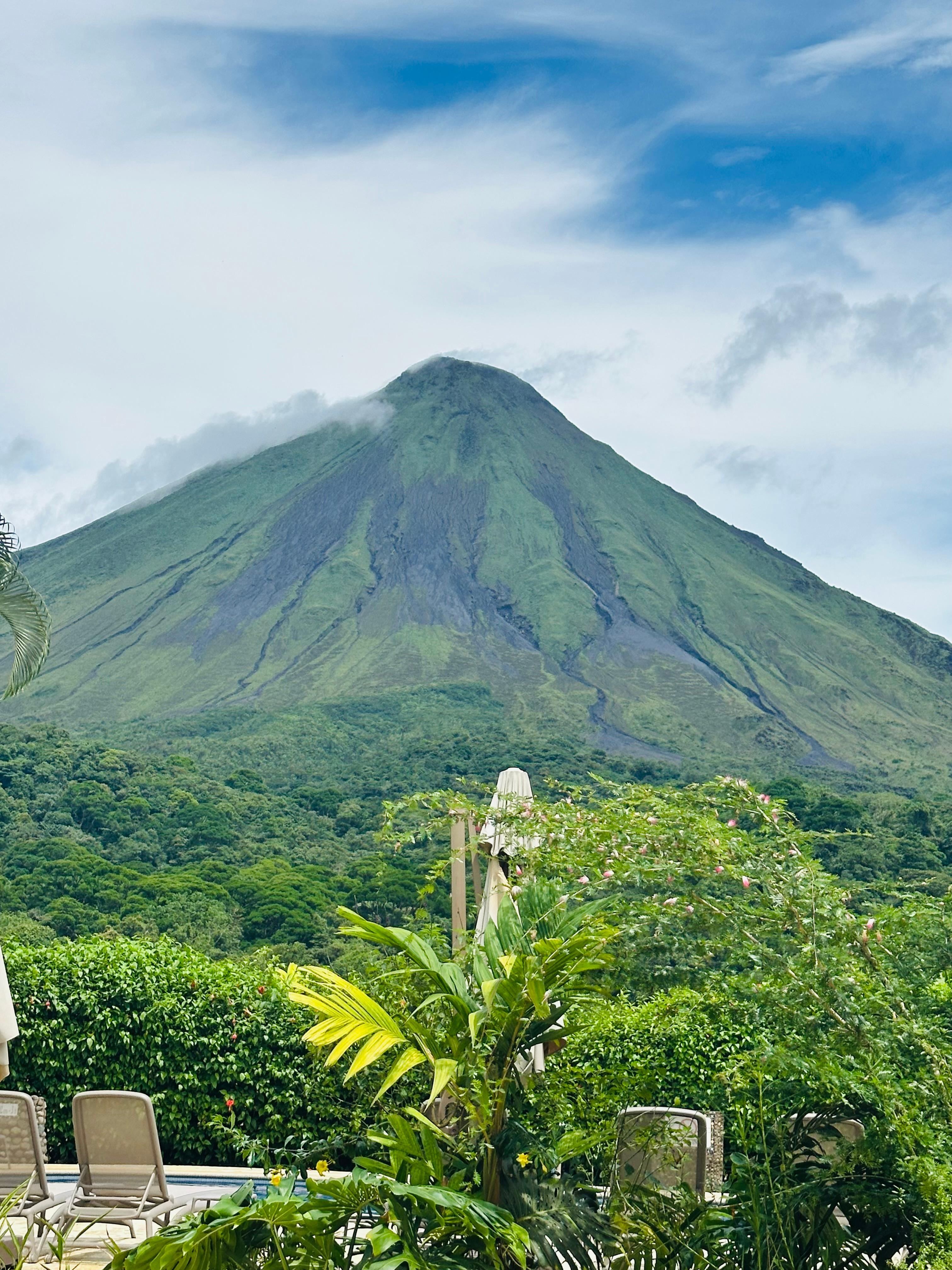 Arenal volcano , the view from my balcony