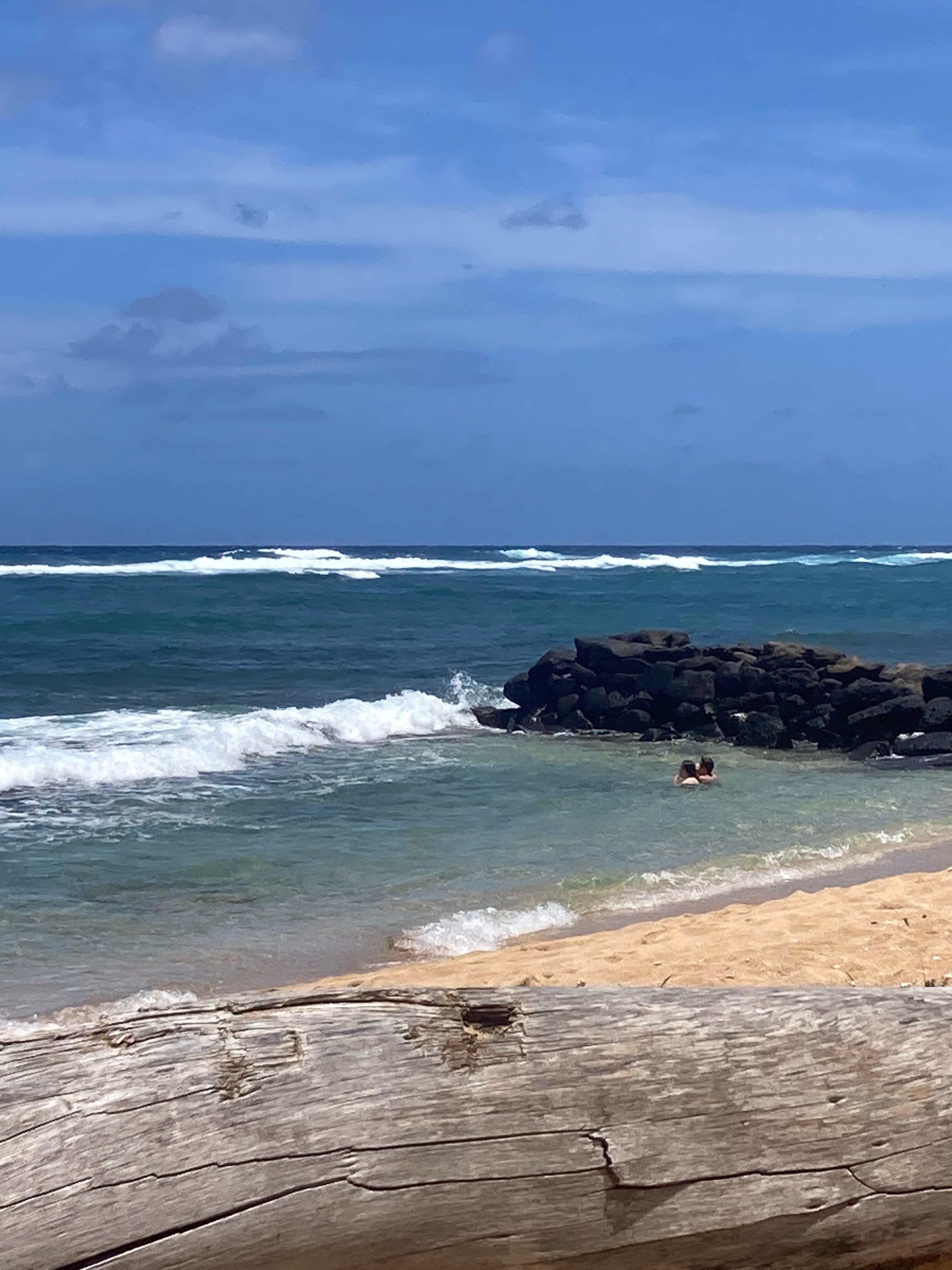 Wading area at the beach 