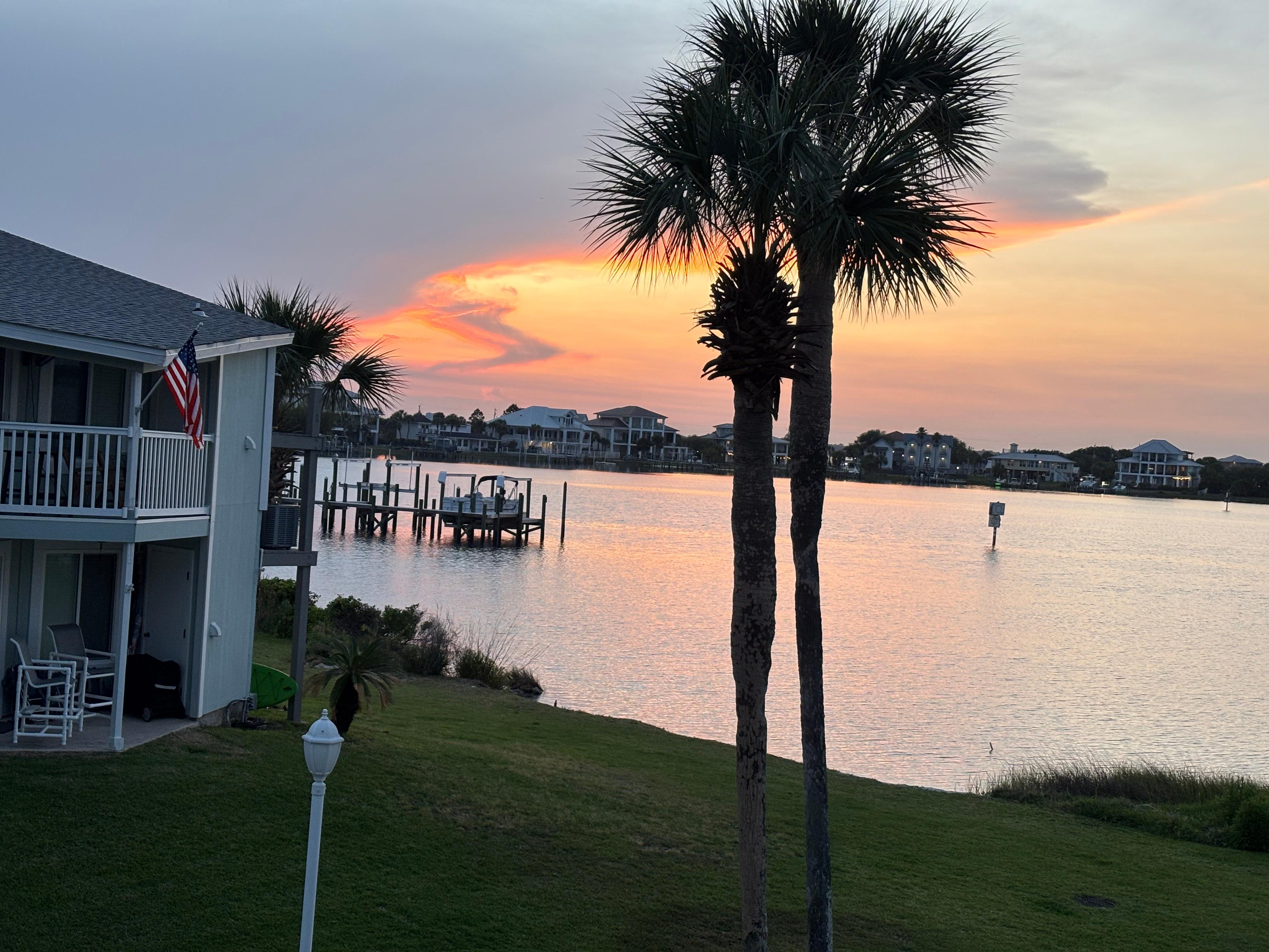 Sunset from balcony