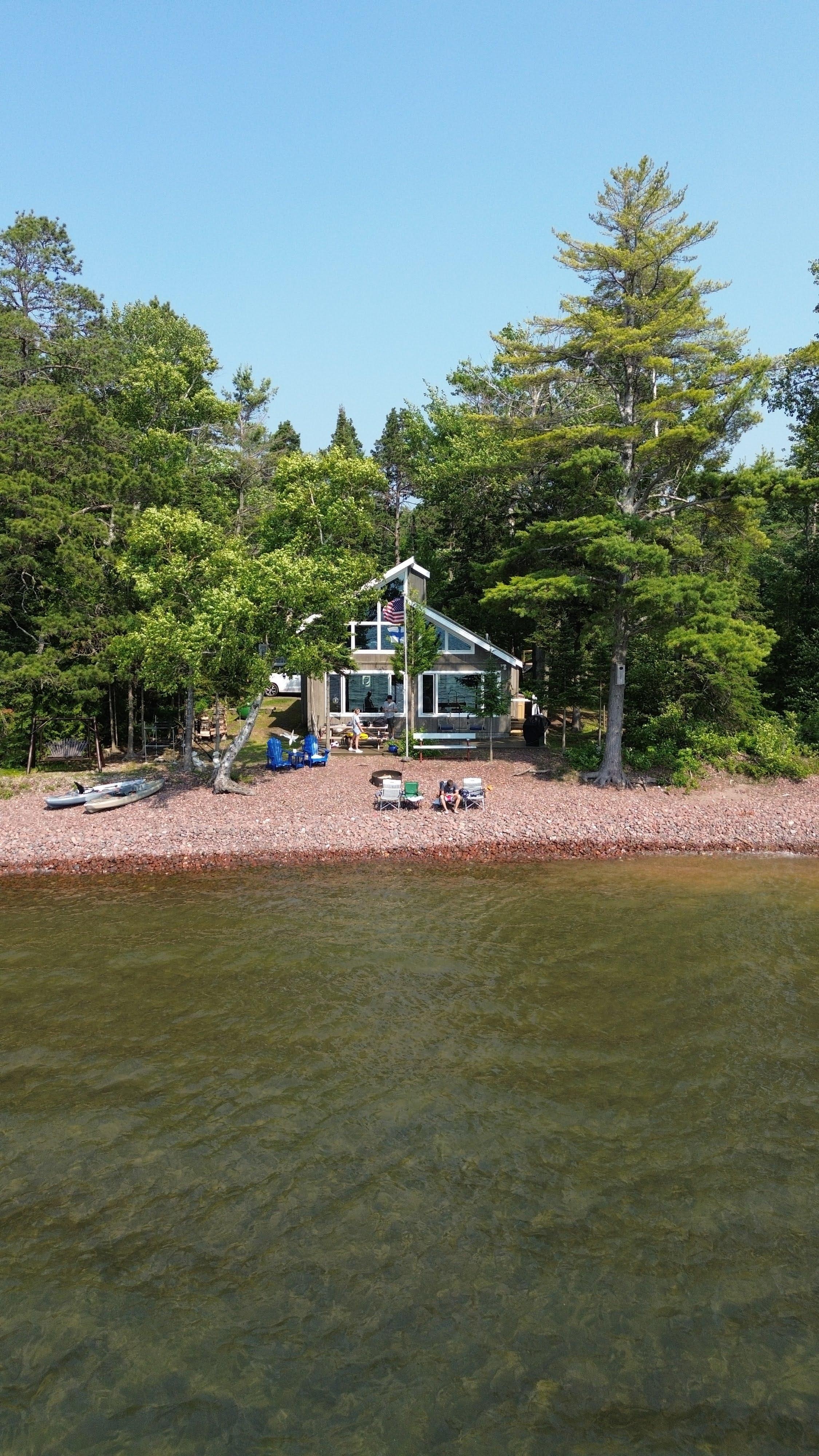 Front view of the cabin