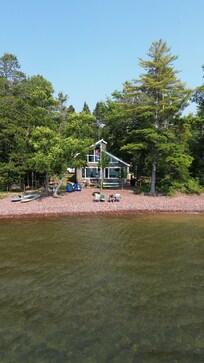 Front view of the cabin