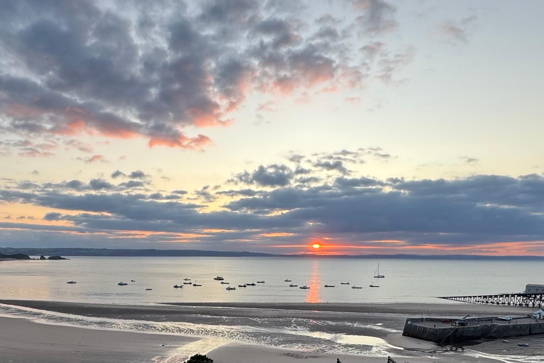 Sunrise from the flat