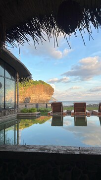 Our view while enjoying Omakase dinner