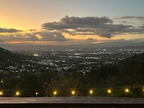 The view from a shared balcony.