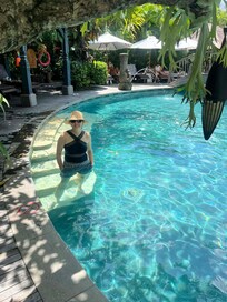 Fantastic pool with swim up bar