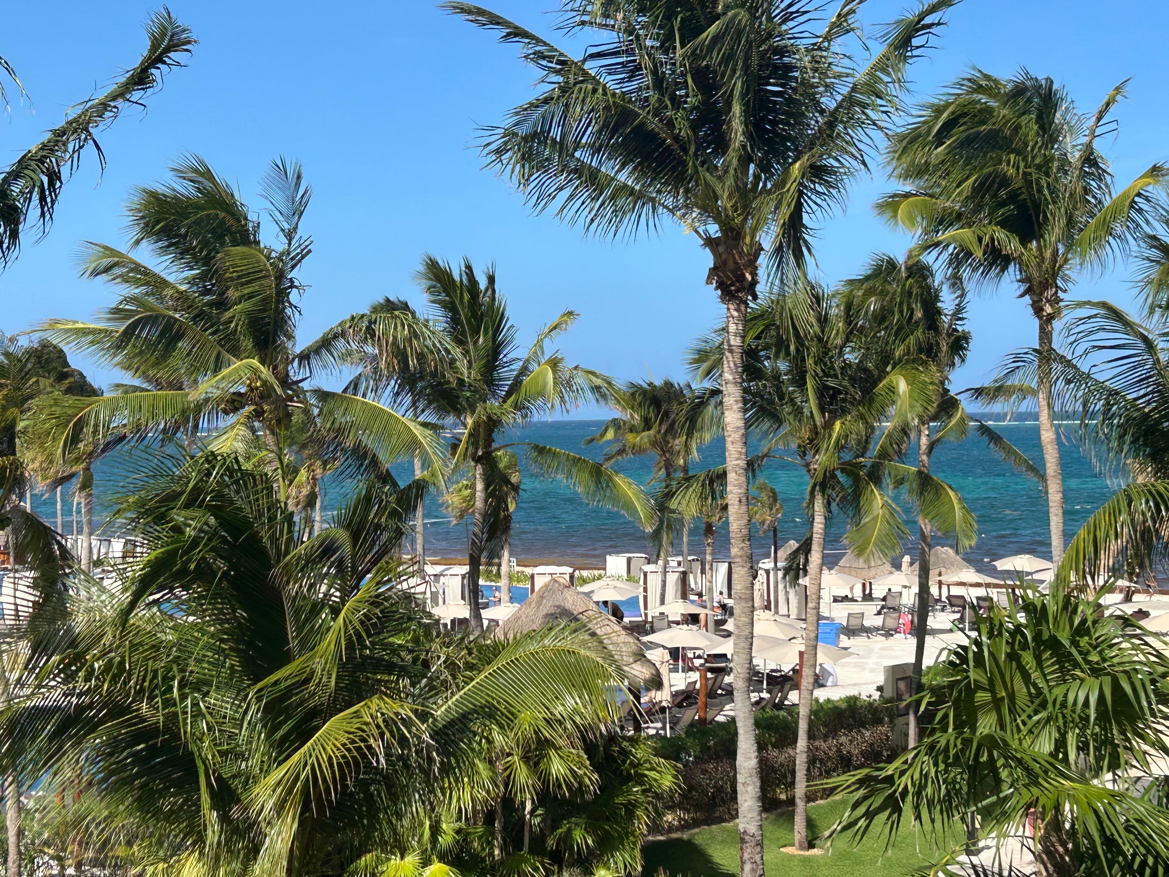 View from our balcony