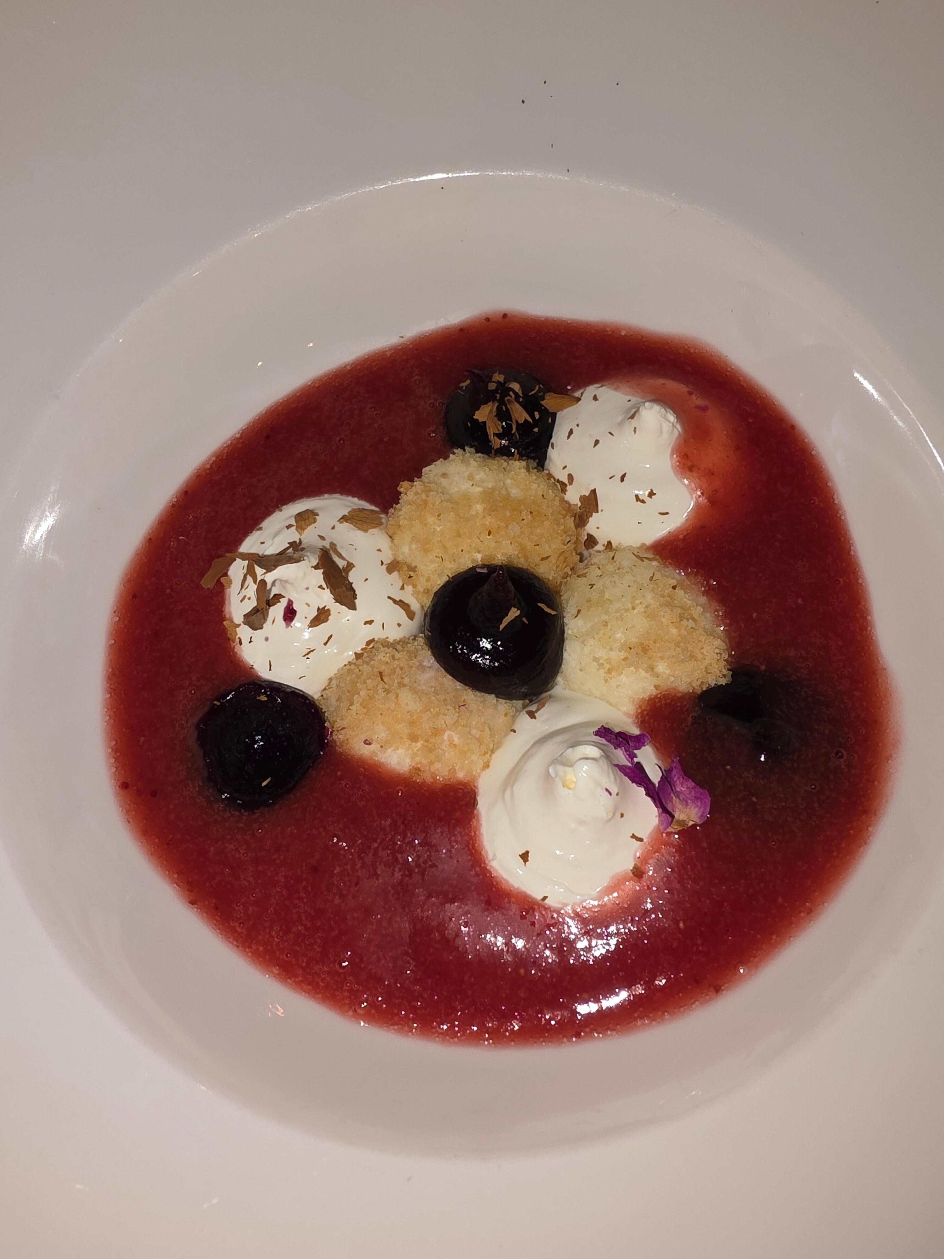 Excellent dessert  at local Czech restaurant. 