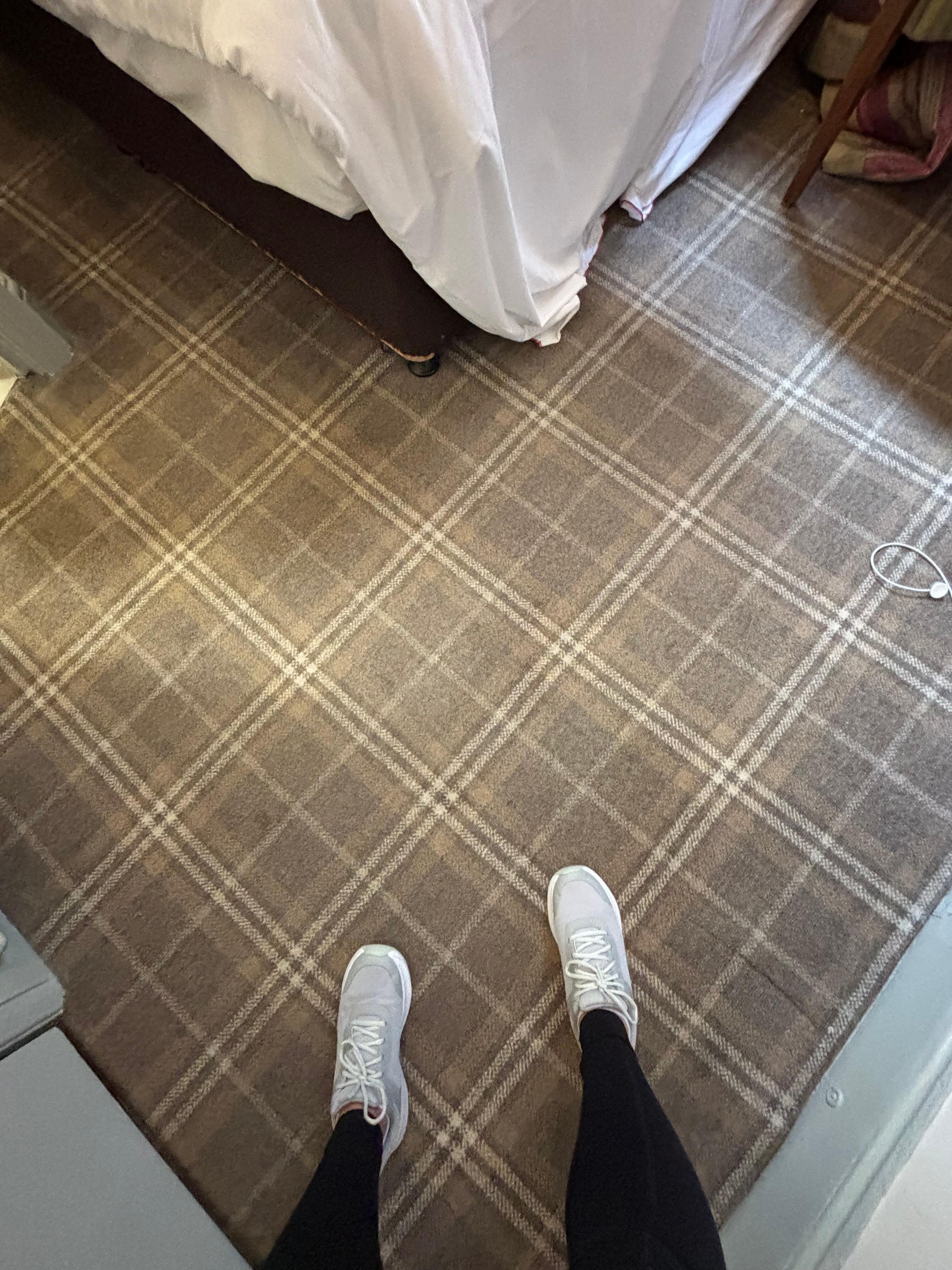 The floor in our room