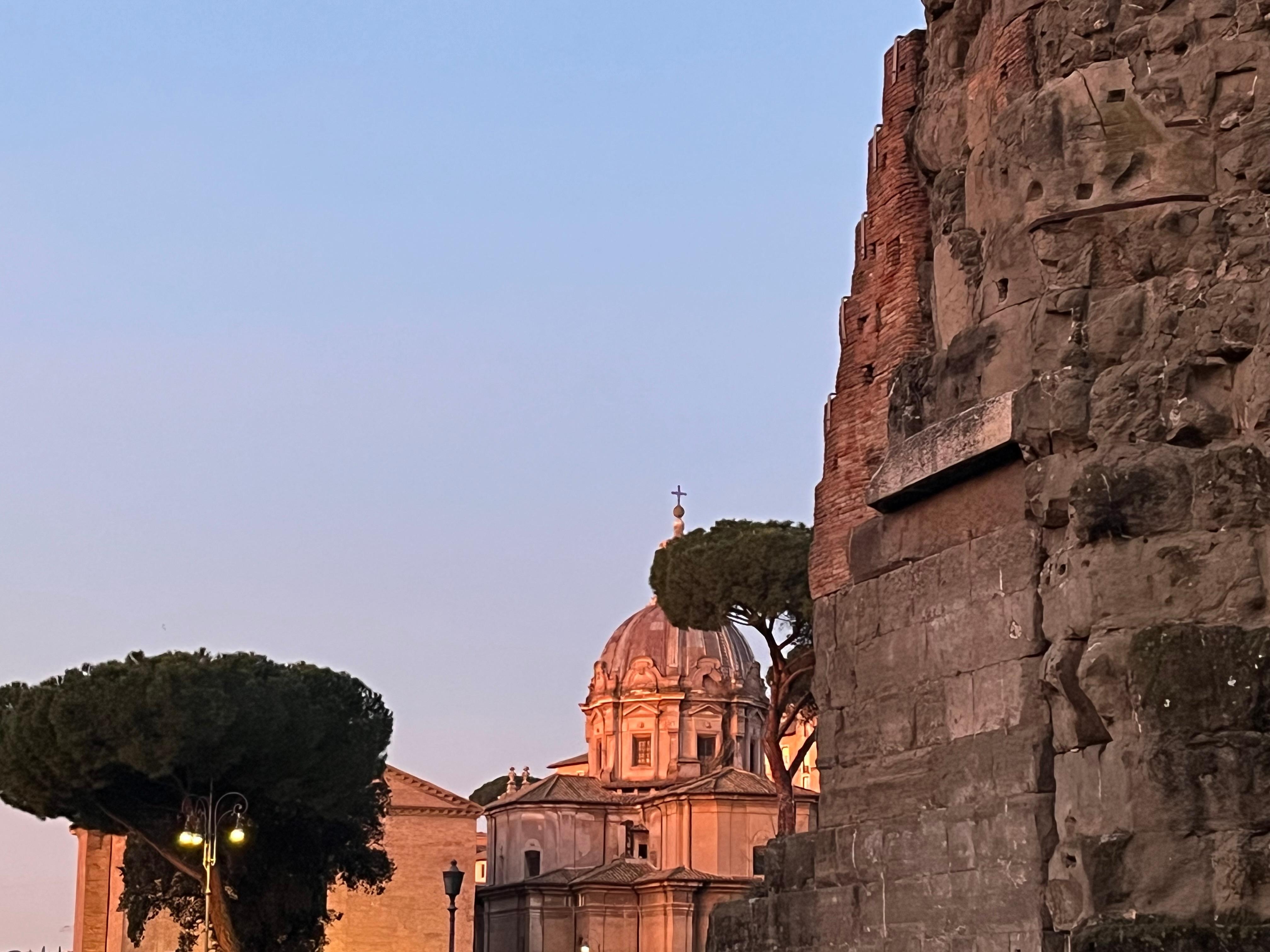 Forum of Augustus just to right of hotel 