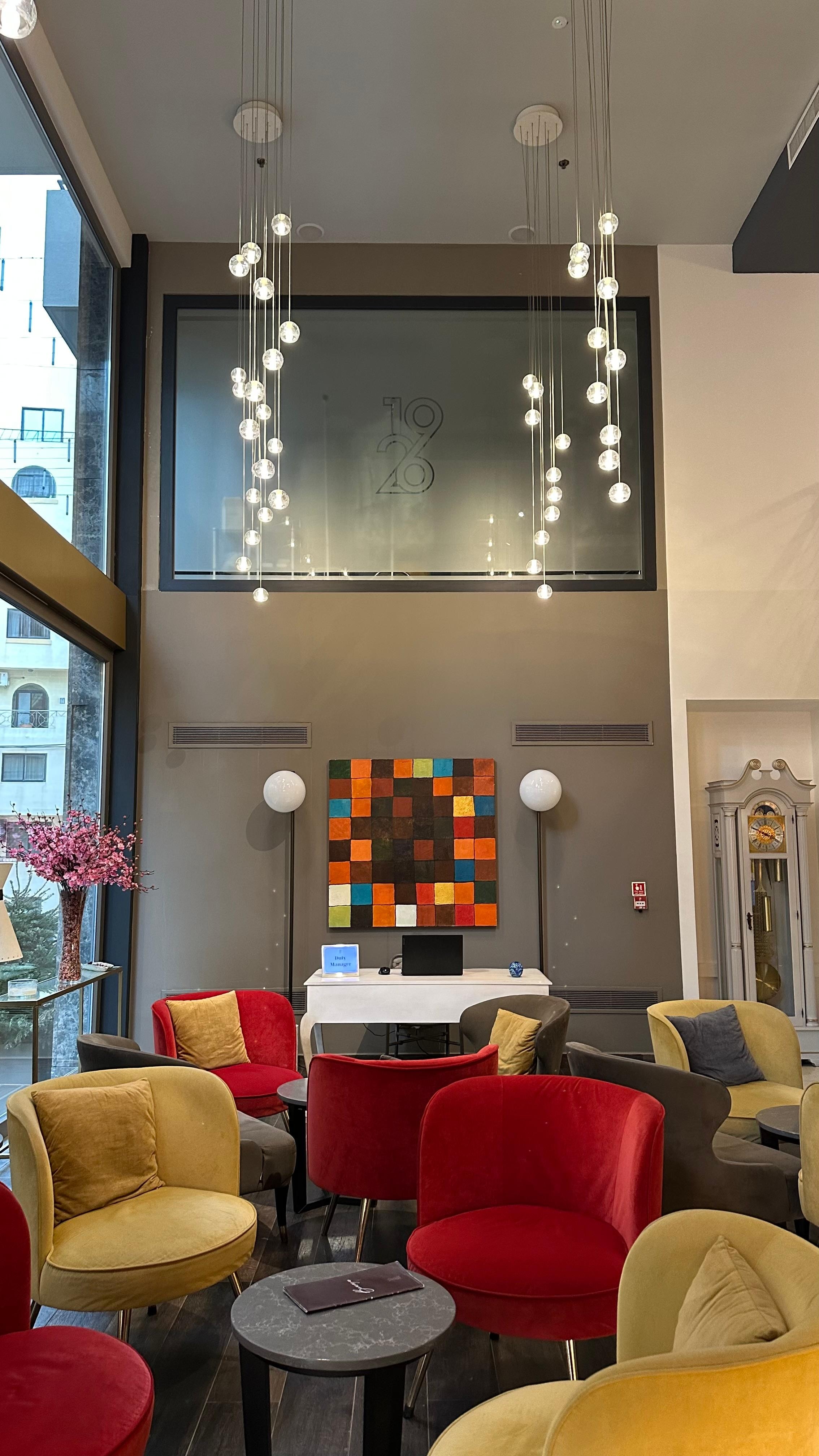 Hotel concierge area 