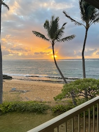 Sunrise from the lanai