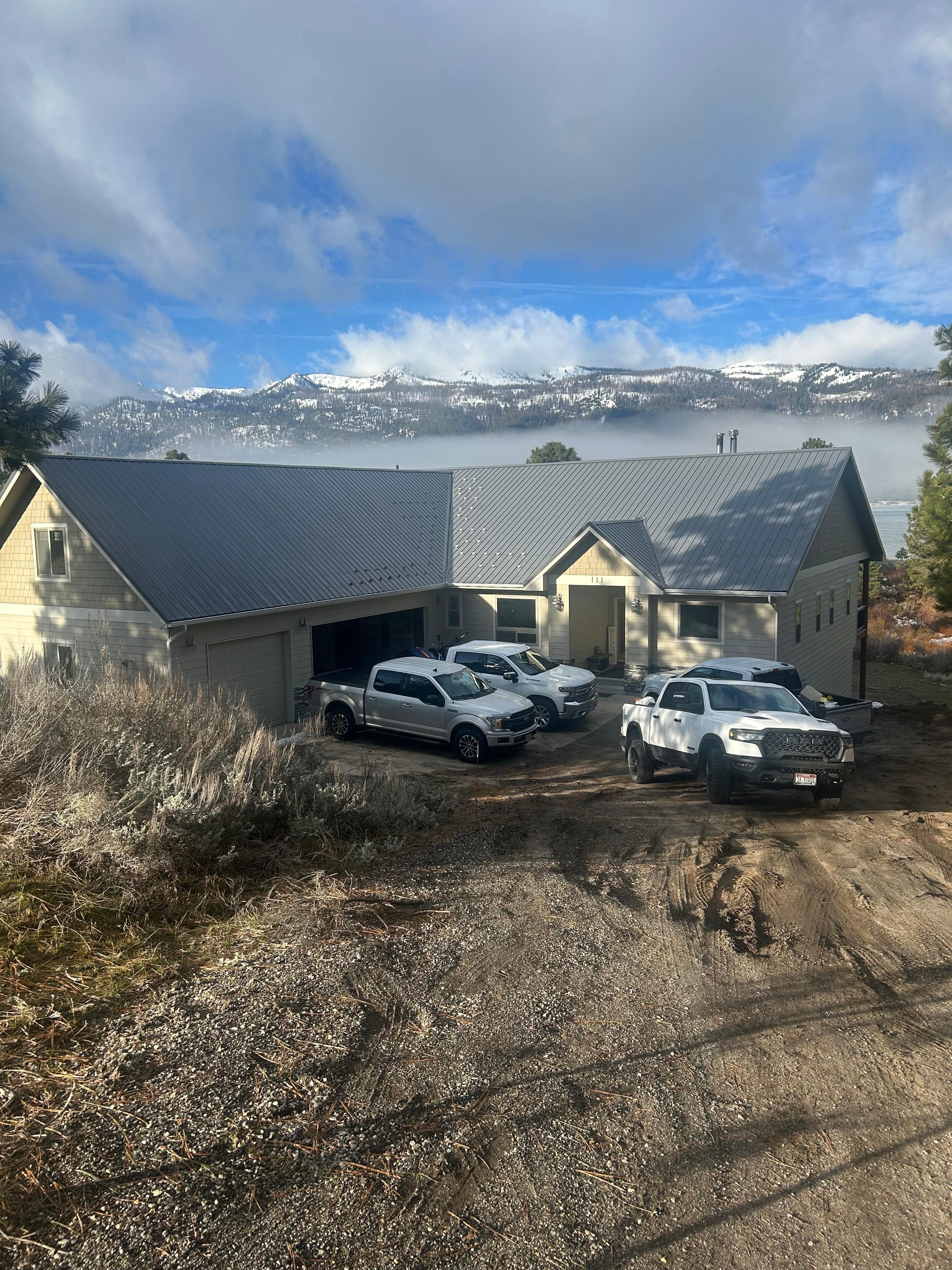 View from top of driveway.