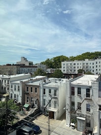 View from window in 5th floor single room