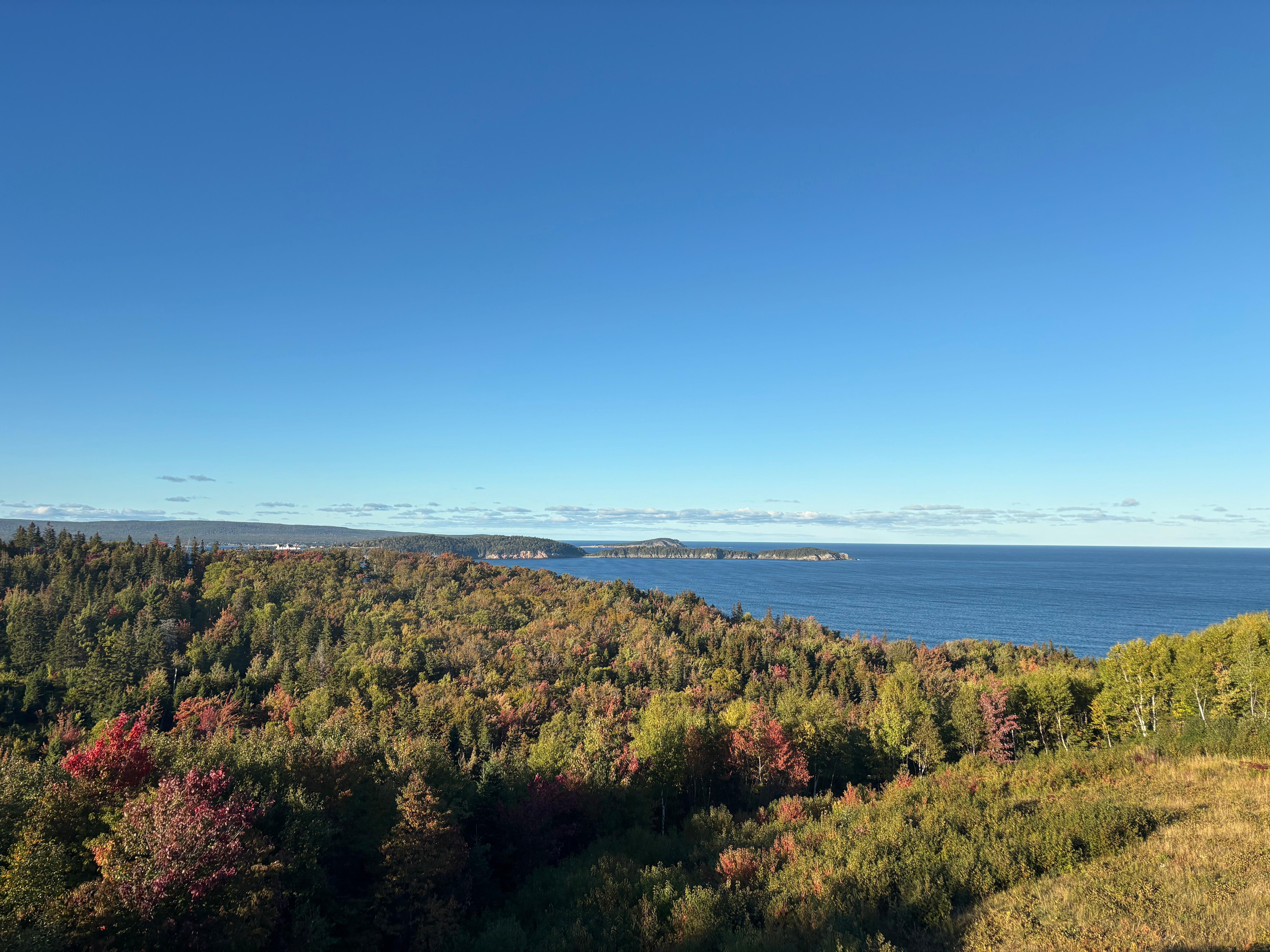 view from our corner suite.