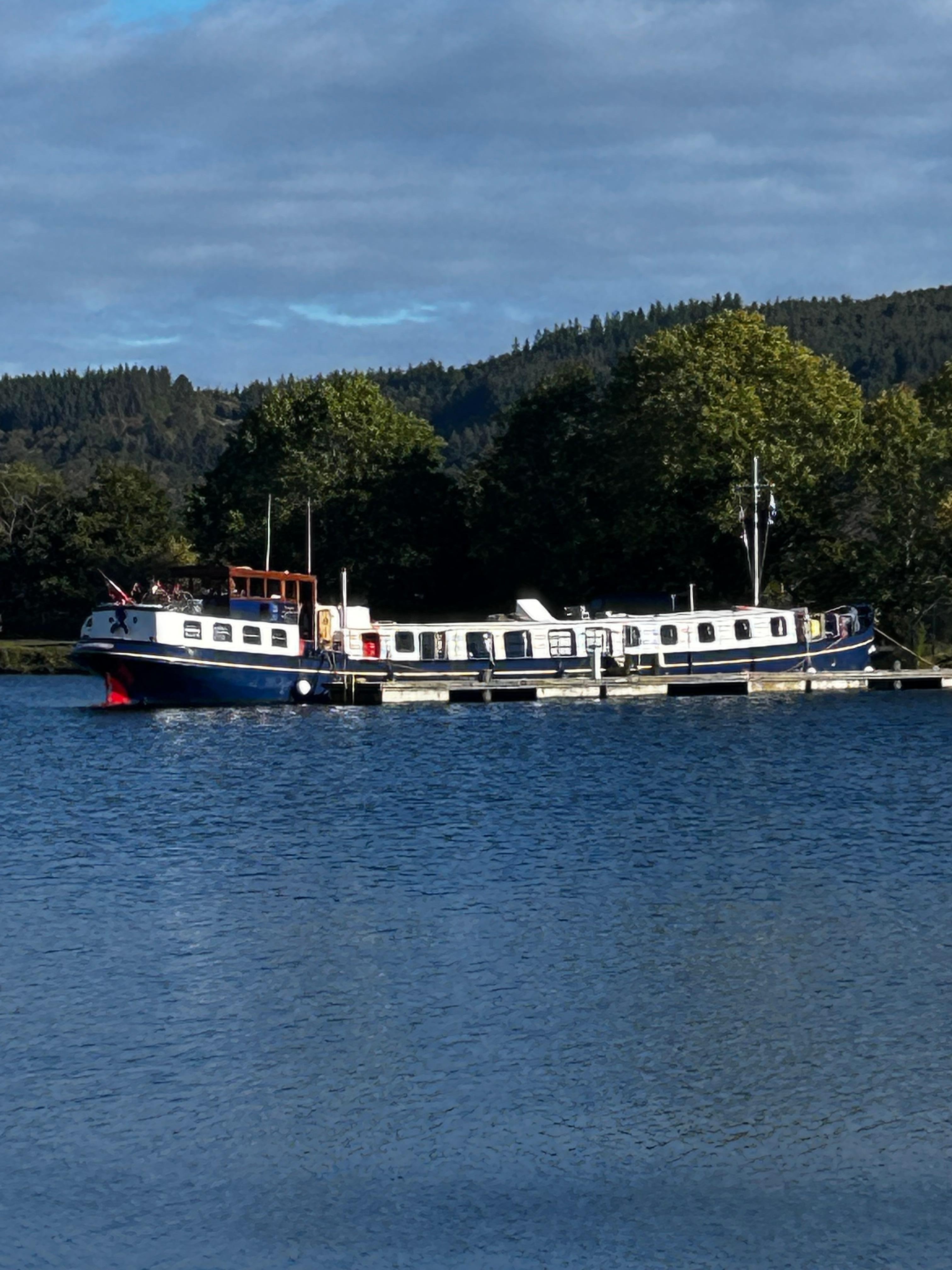 Scottish Highlander on the River Ness