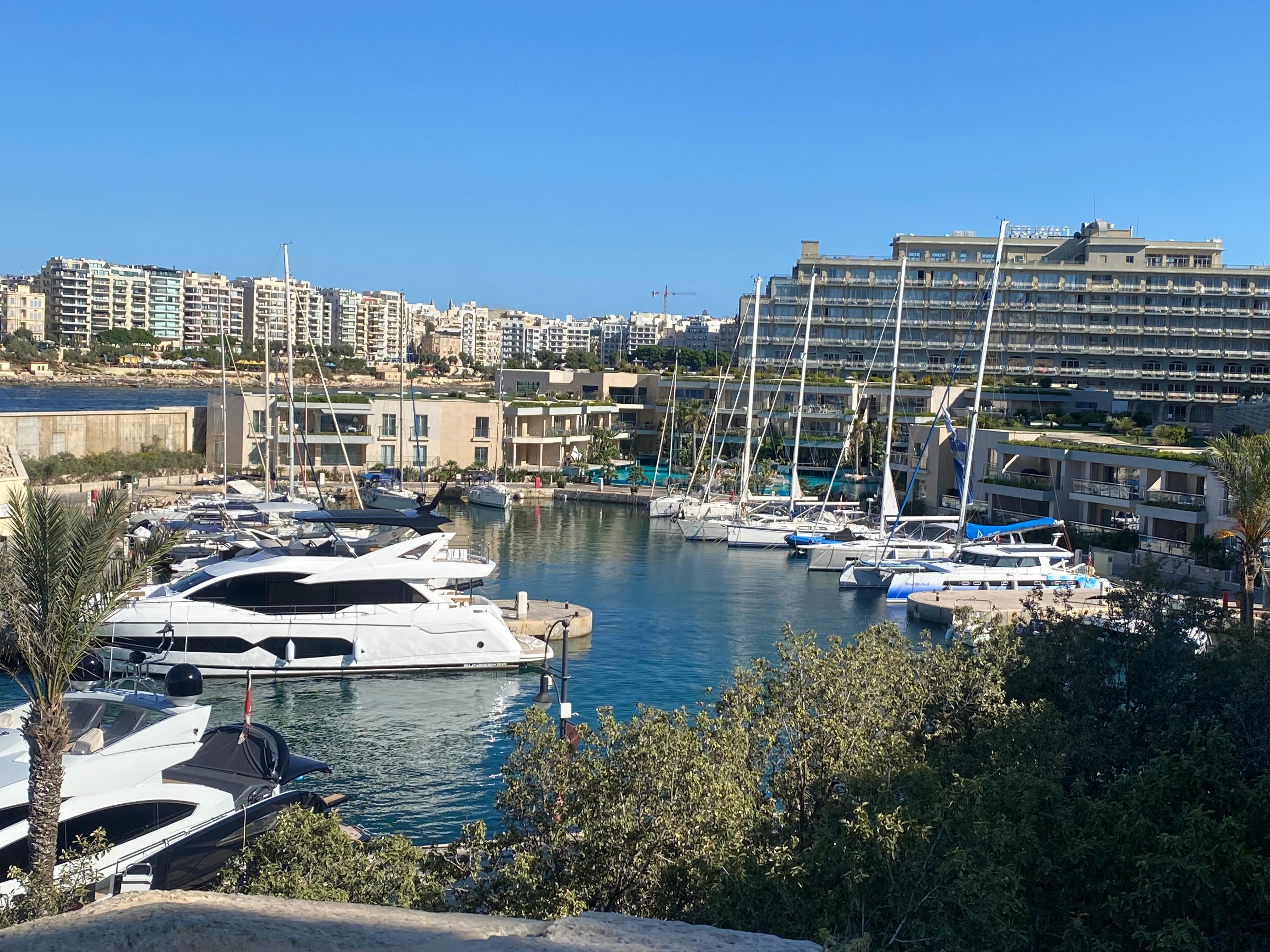 Marina view from balcony
