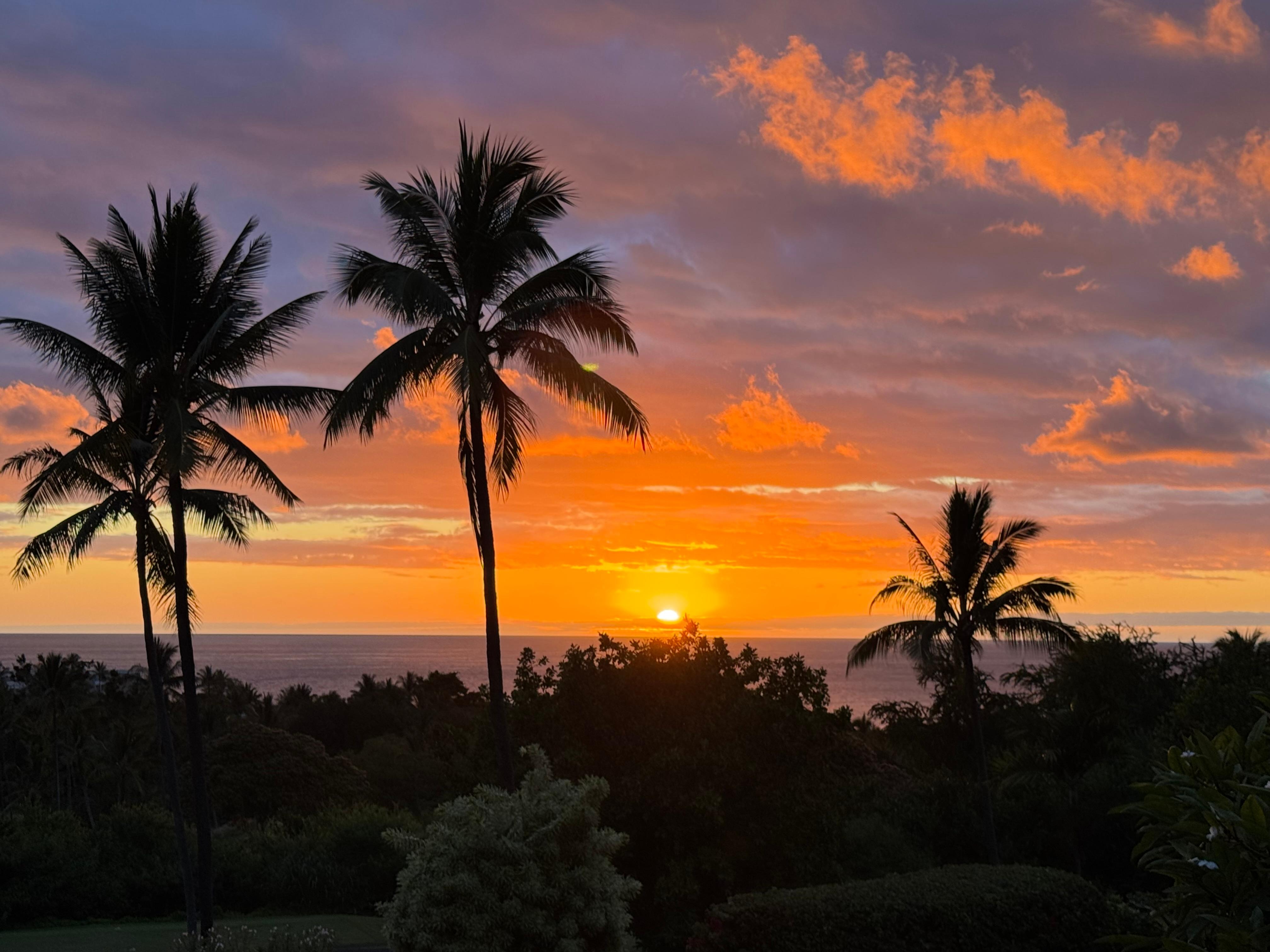 Sunset from the lanai