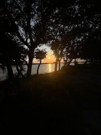 Sunset from the golf course