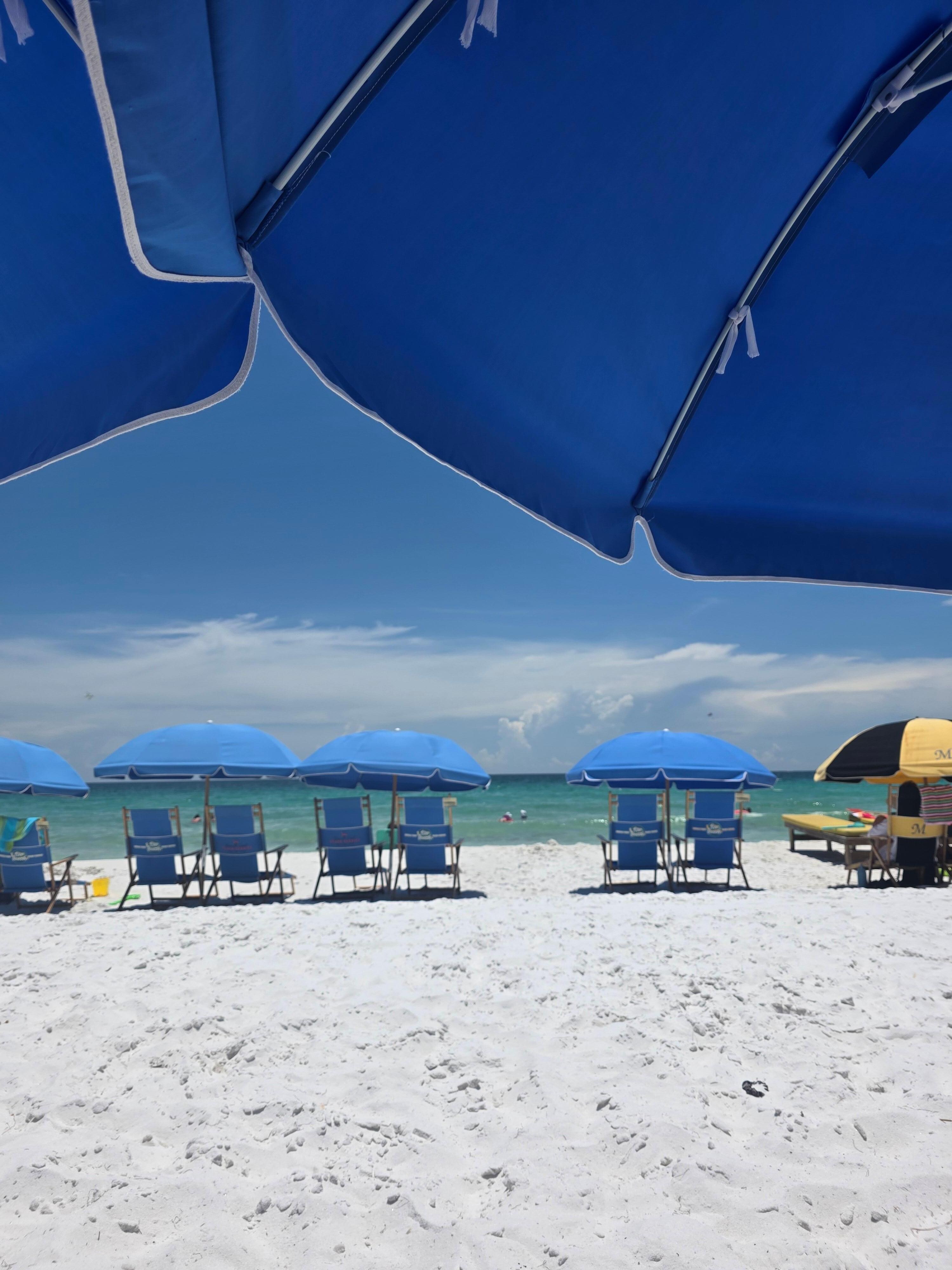 White sand & blue water 