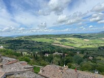 Views of Tuscany from the village