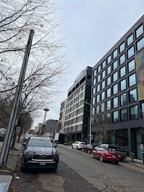 Street view from CitizenM facing the Space Needle