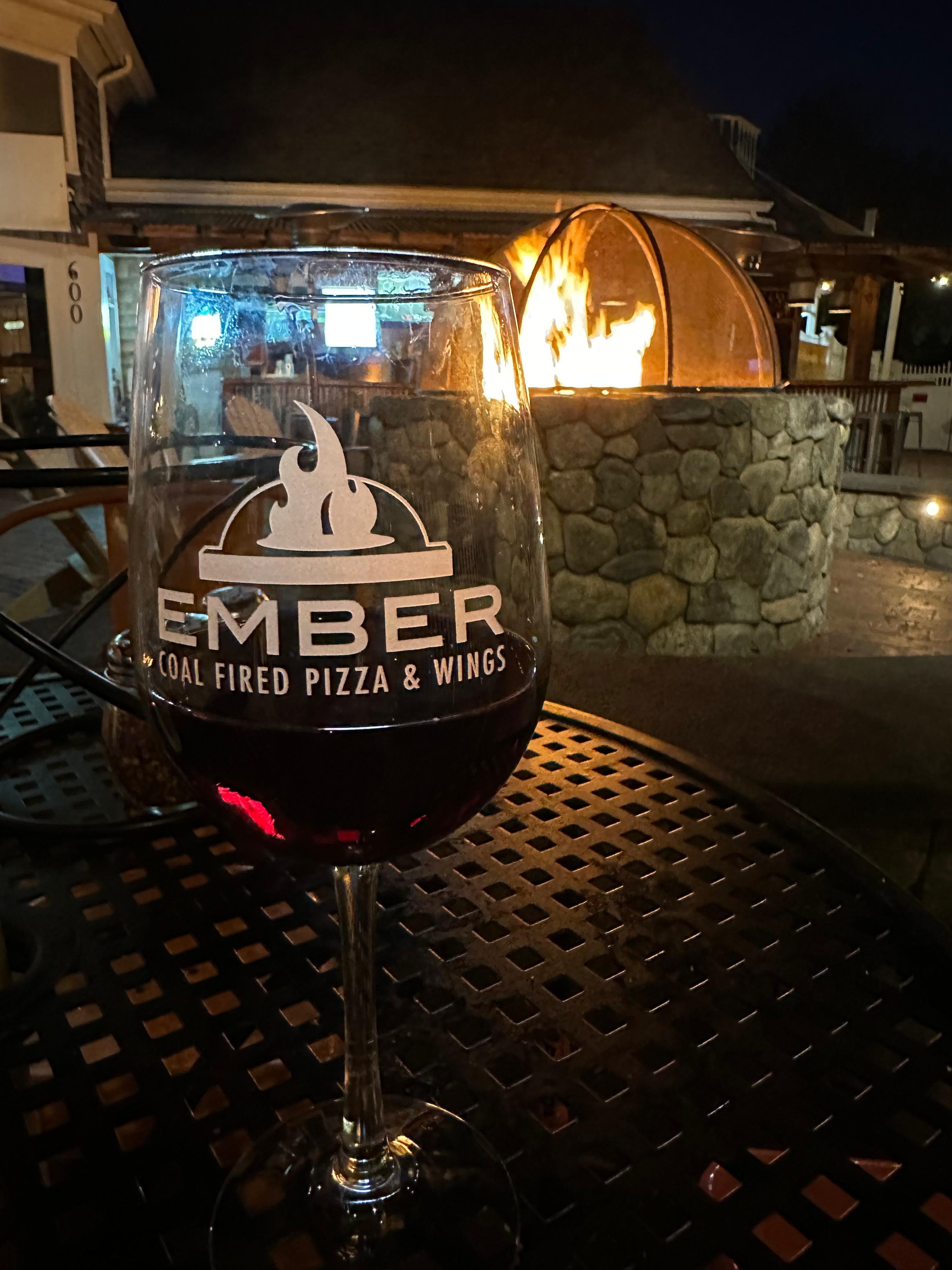 Ember Coal Fired pizza nearby, great firepit and drinks! 