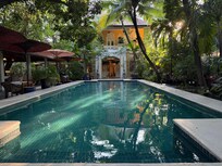 Shaded pool