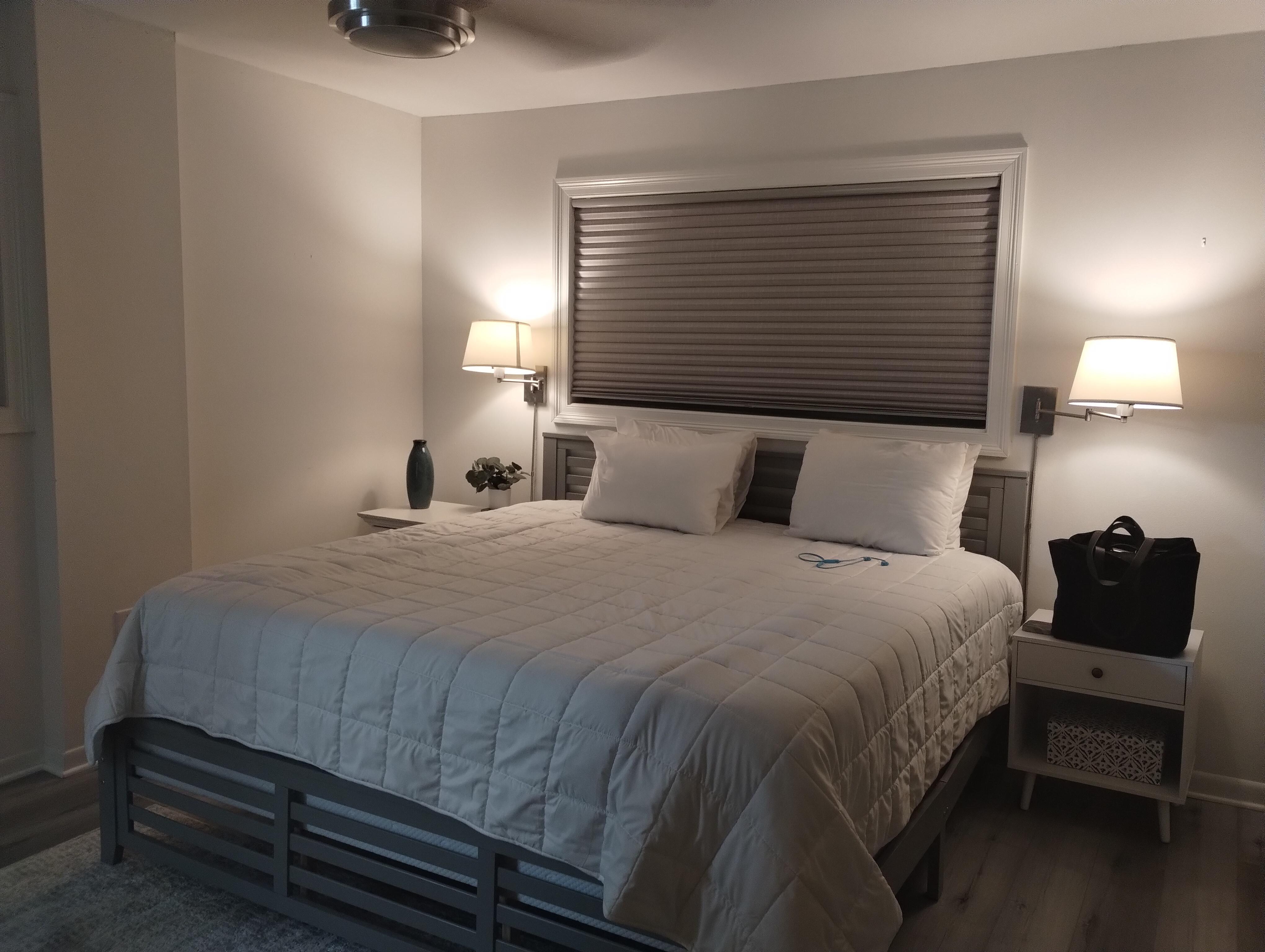 One of the bedrooms
