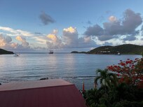 The view of Water Island from our balcony.