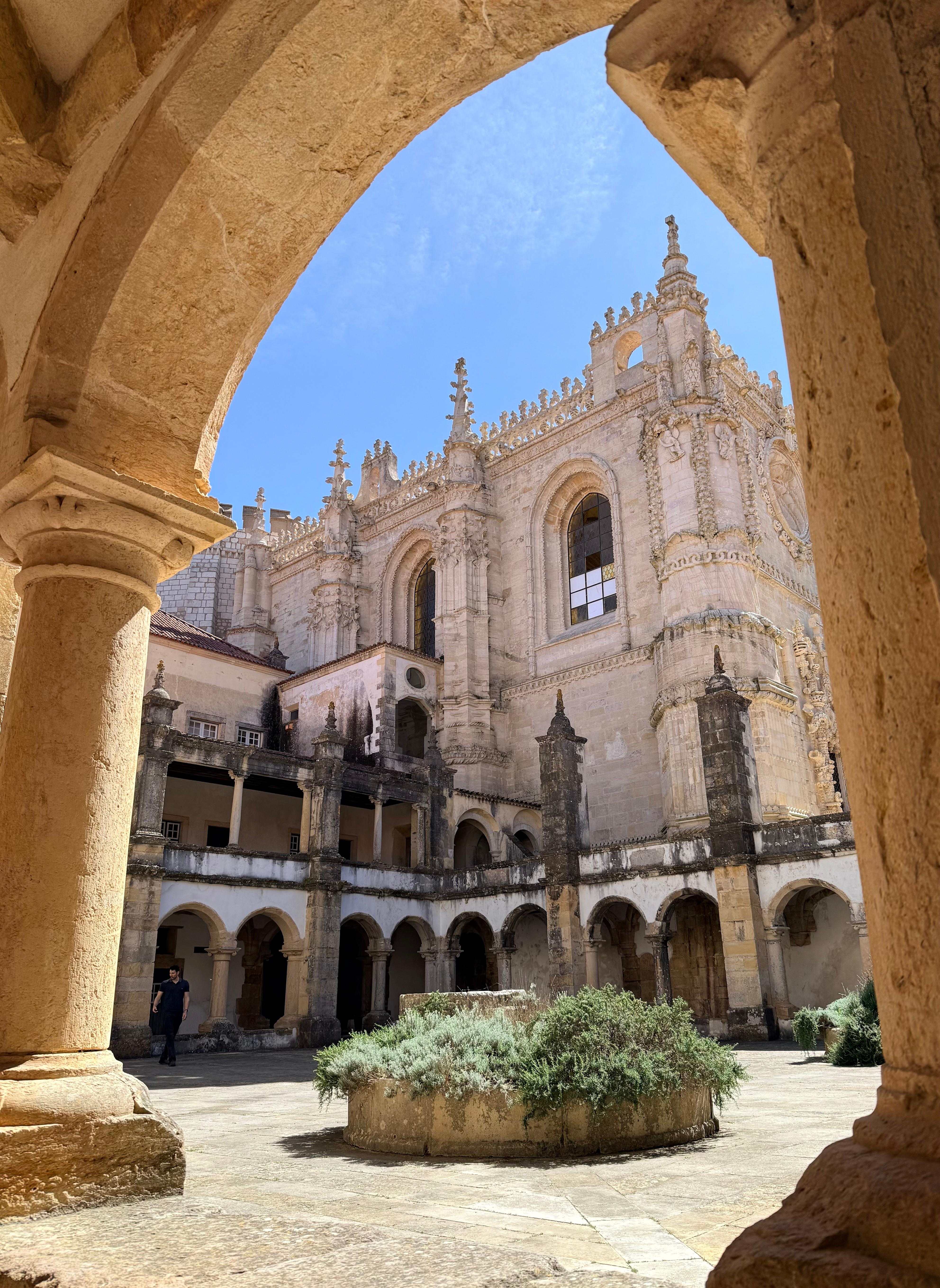Beautiful convent of .christ inside the castle. 