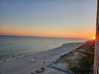 Sunset from the balcony
