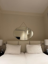 Room was great size, comfortable beds