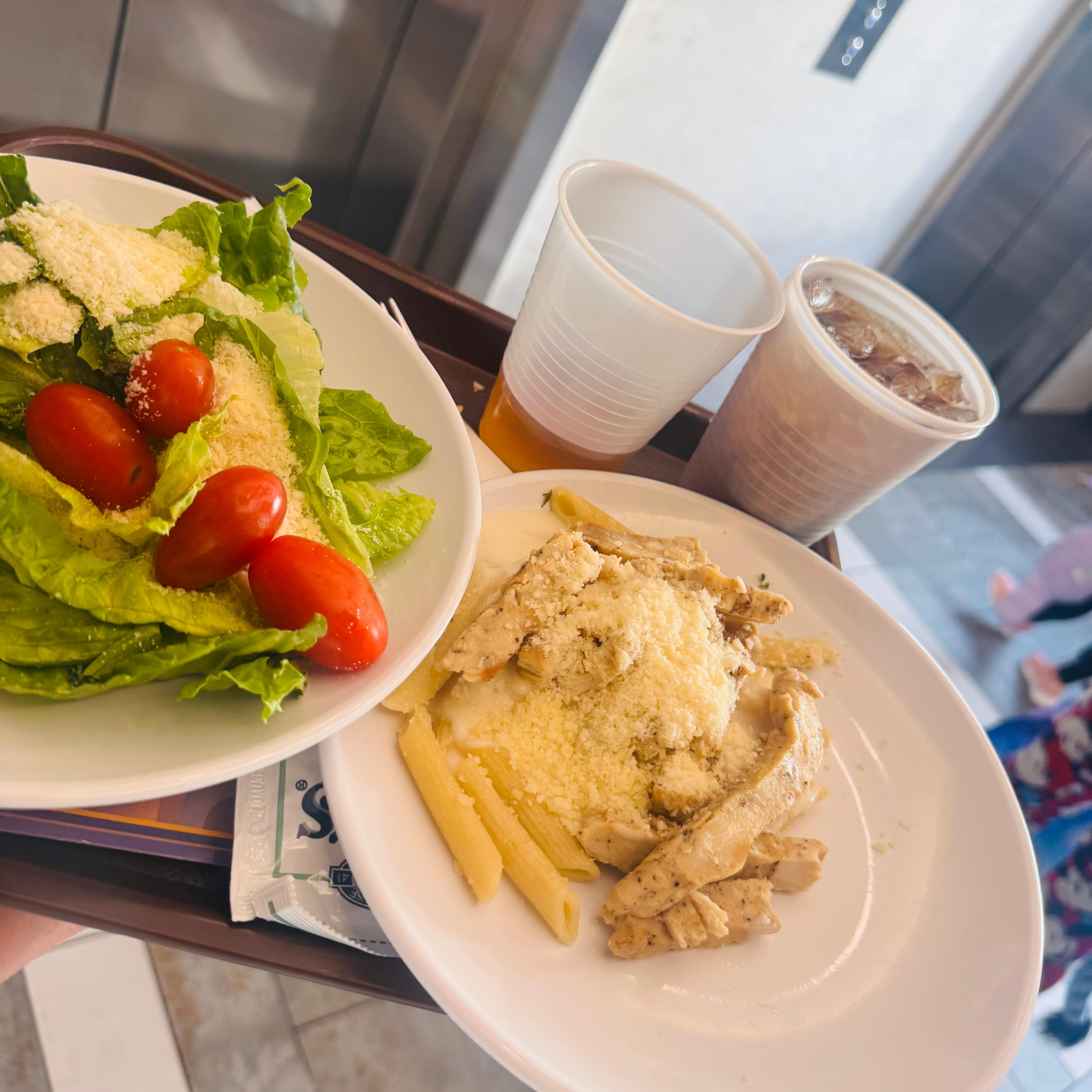 Our dinner that was part of the kickback