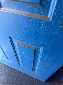 That layer of dirt on the door was the first indication of the filth to come.