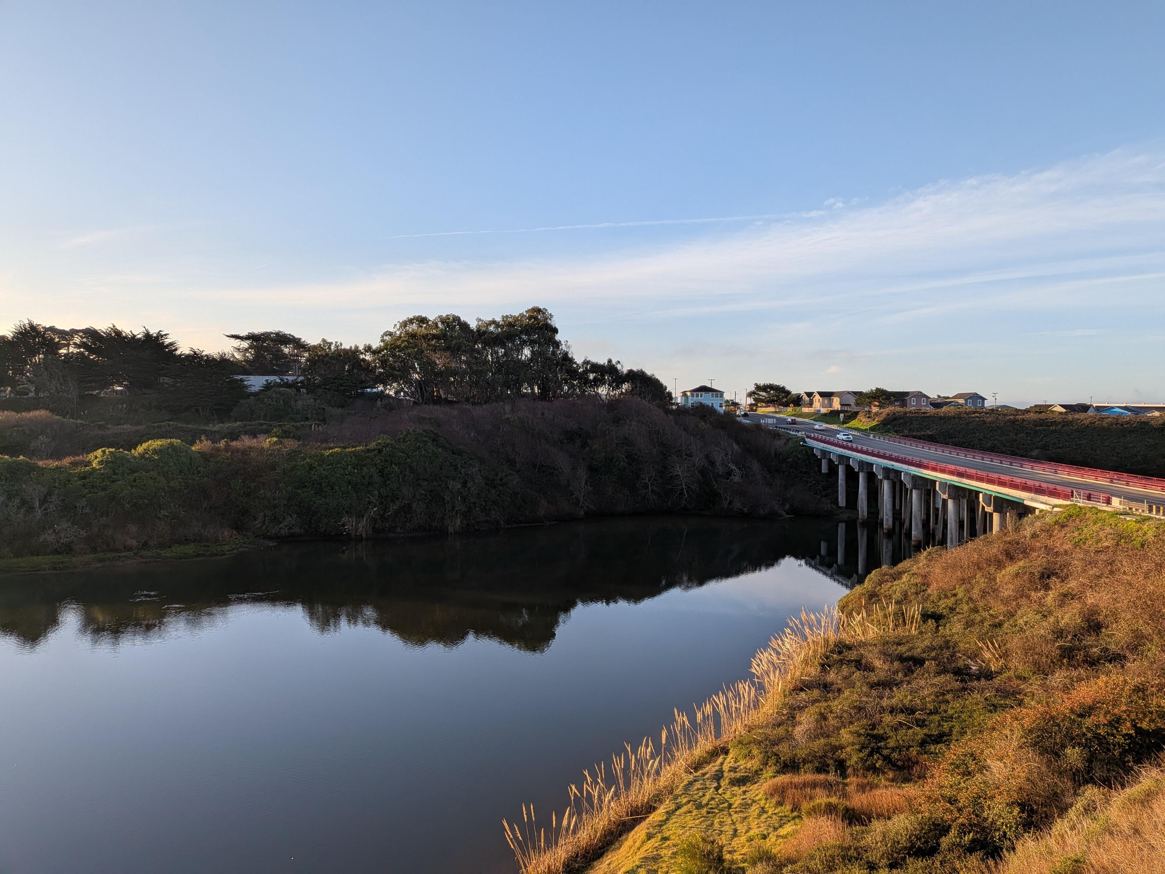 View from room balcony.
