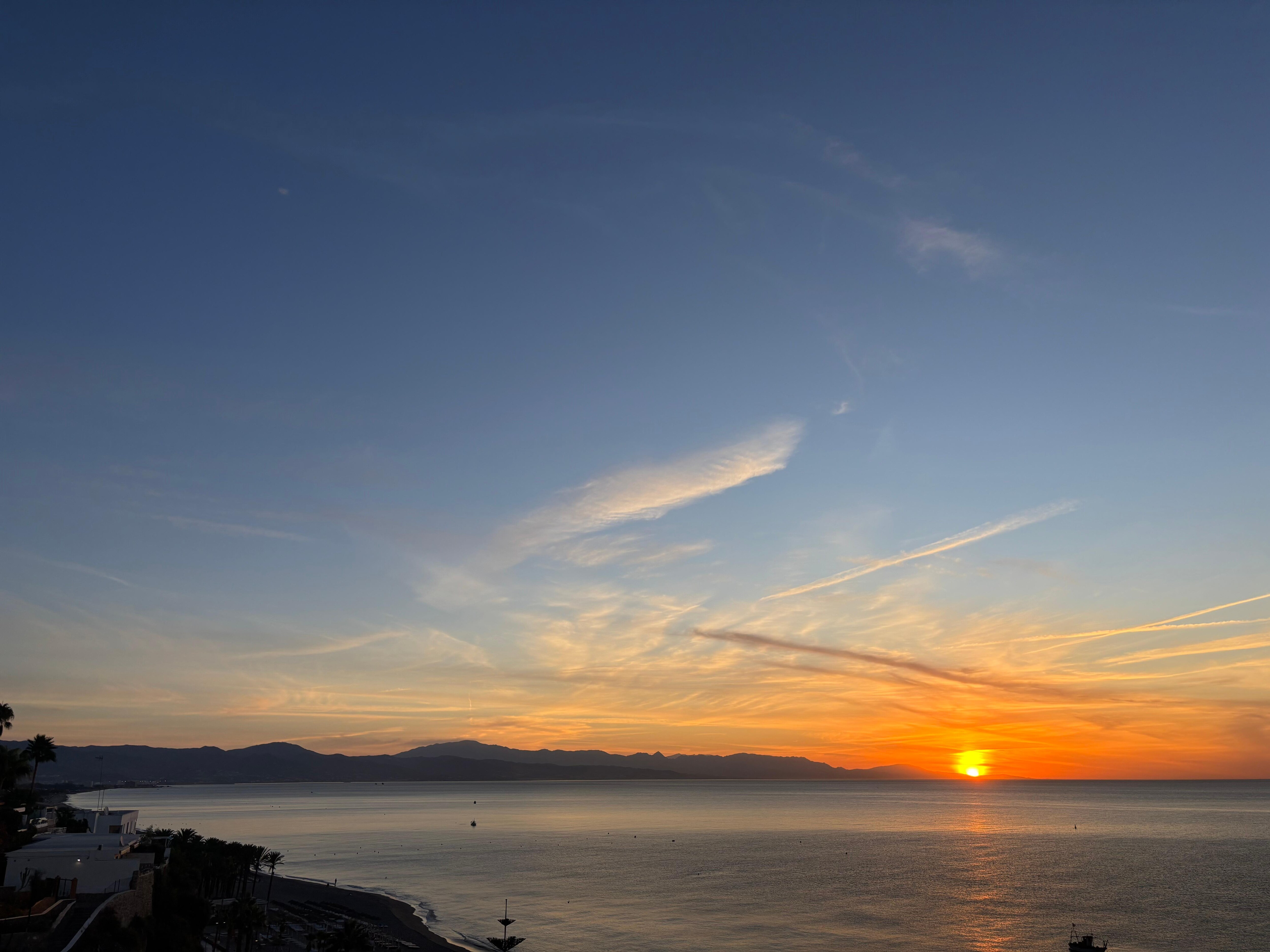 A typical sunrise taken from the terrace